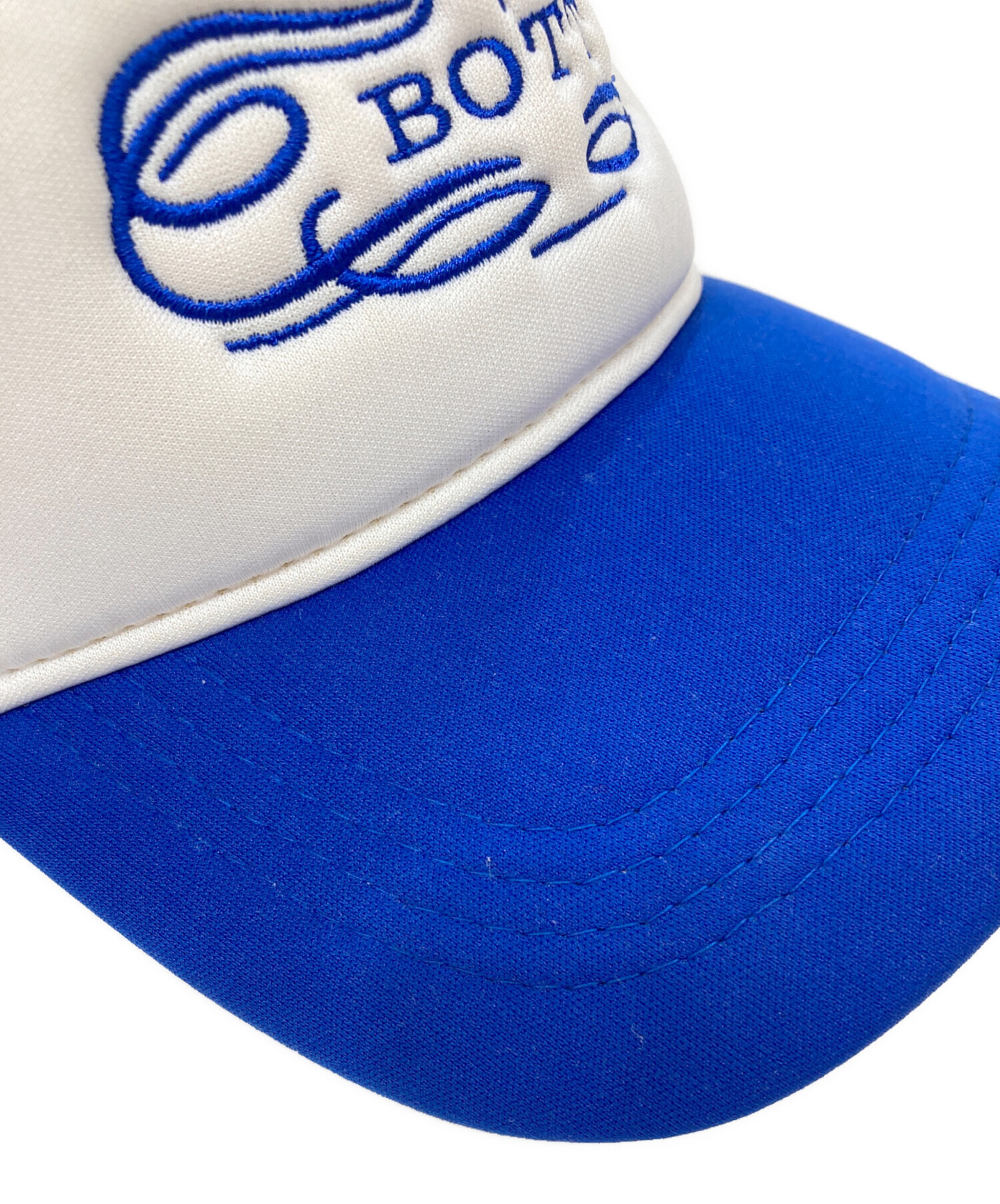 中古・古着通販】BoTT (ボット) メッシュキャップ ホワイト×ブルー