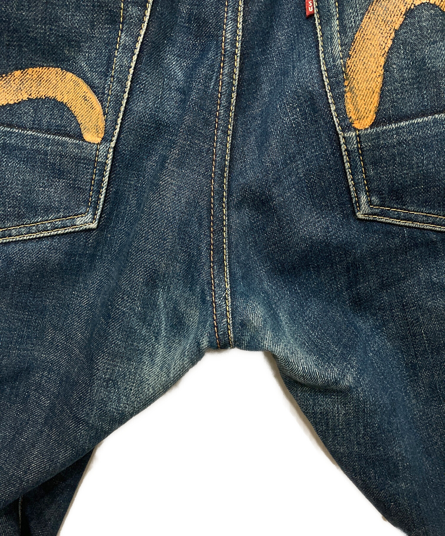 中古・古着通販】EVISU (エヴィス) カモメペイントデニムパンツ