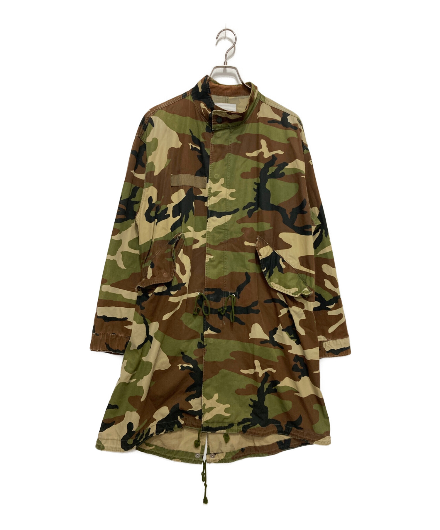 【phenomenon】フェノメノン ジャガードコート　ボア　迷彩　M 中古・古着通販】PHENOMENON (フェノメノン) カモ柄モッズコート