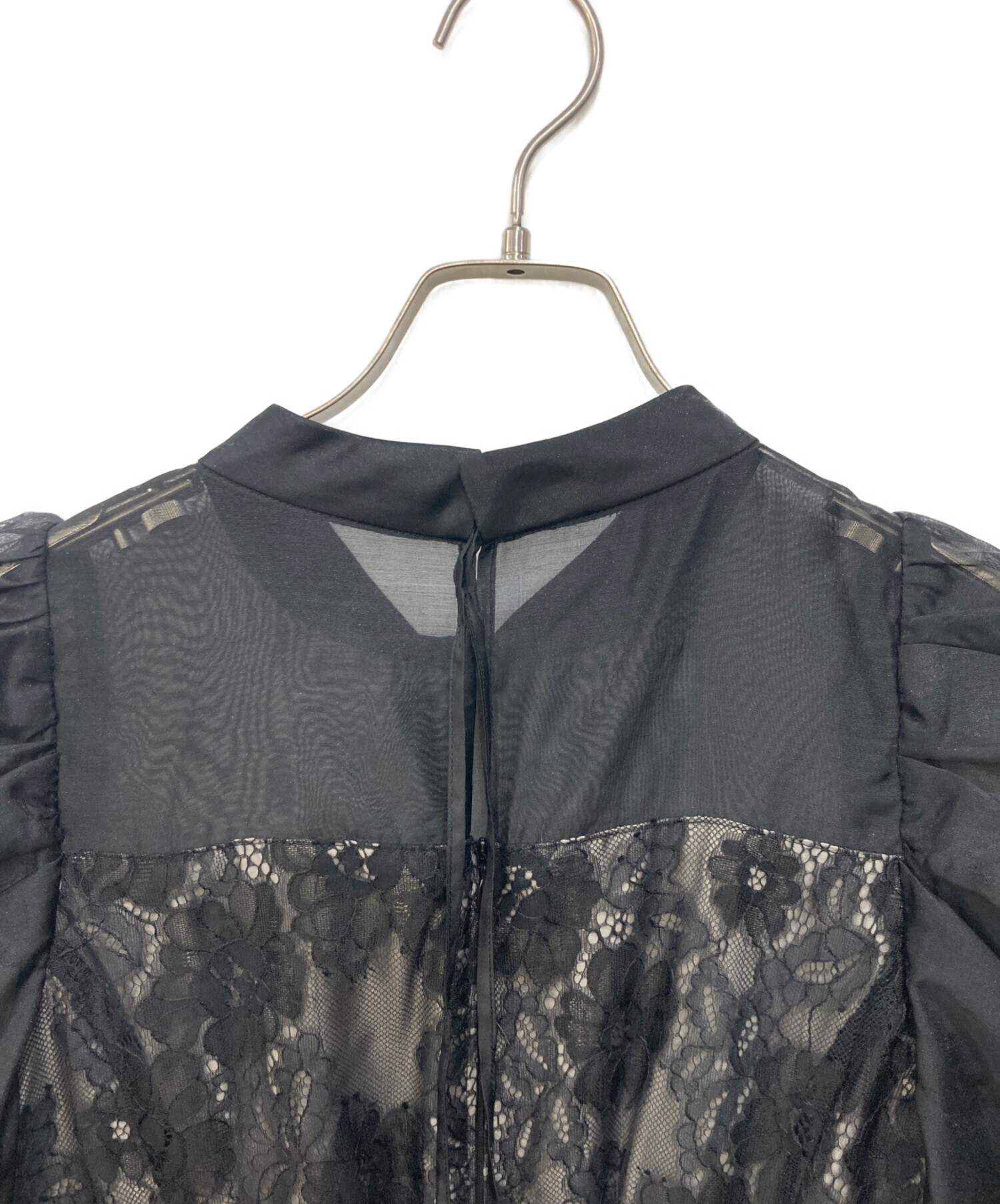 【タグ付き試着のみ】Mystrada ドレス 中古・古着通販】Mystrada (マイストラーダ) シアーパフマーメイド