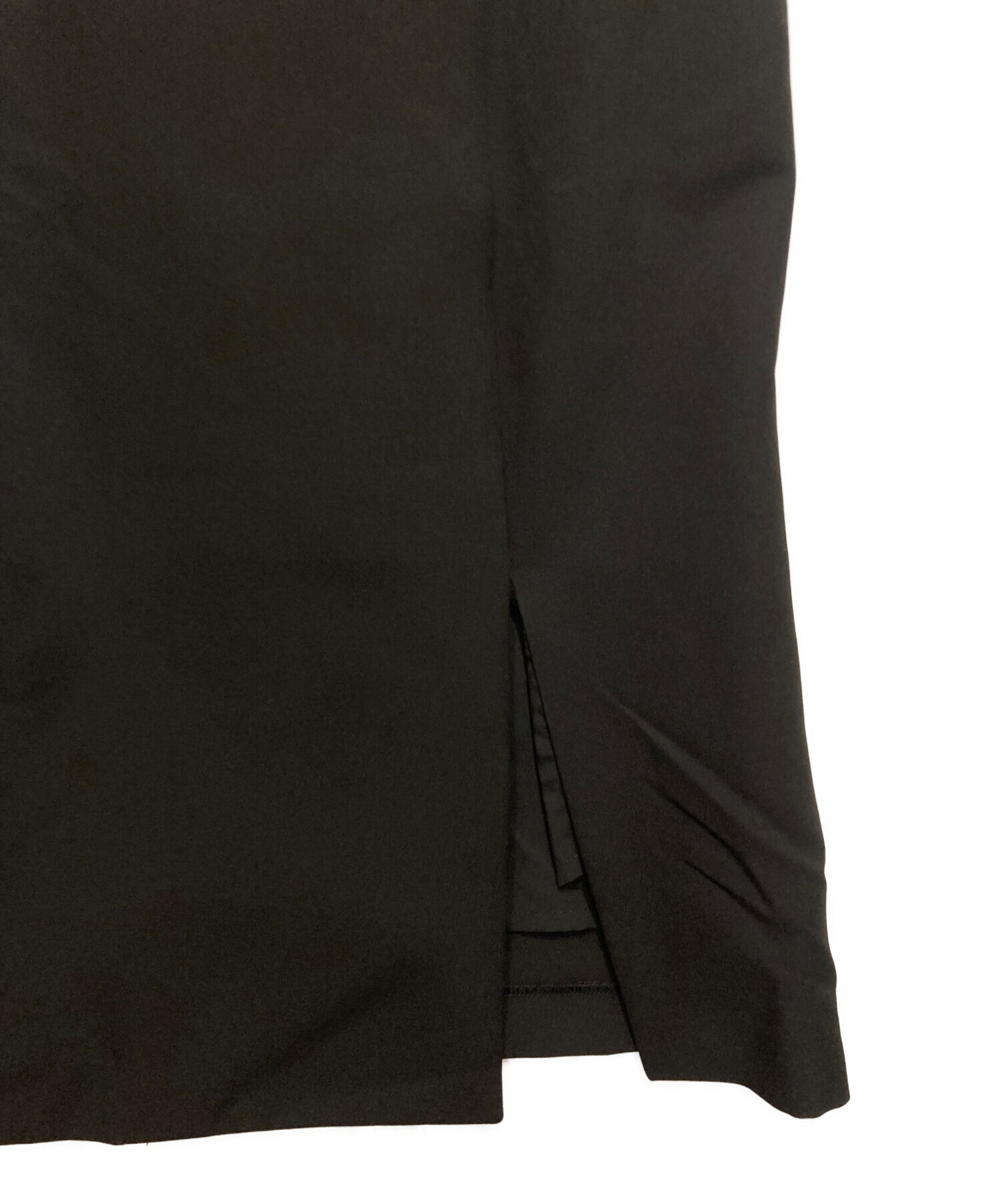 中古・古着通販】Snidel (スナイデル) 金ボタンジレワンピ ブラック 