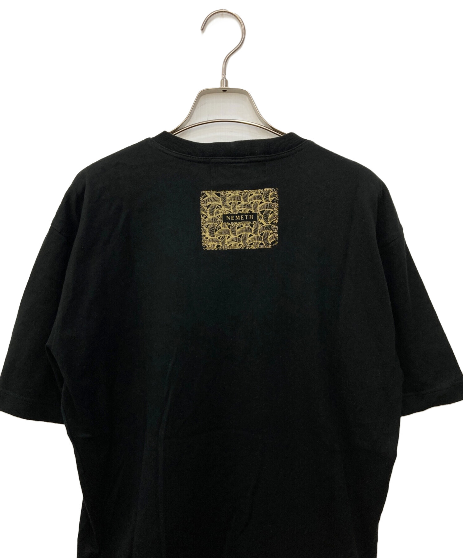 中古・古着通販】Nemeth (ネメス) グラフィックtシャツ ブラック