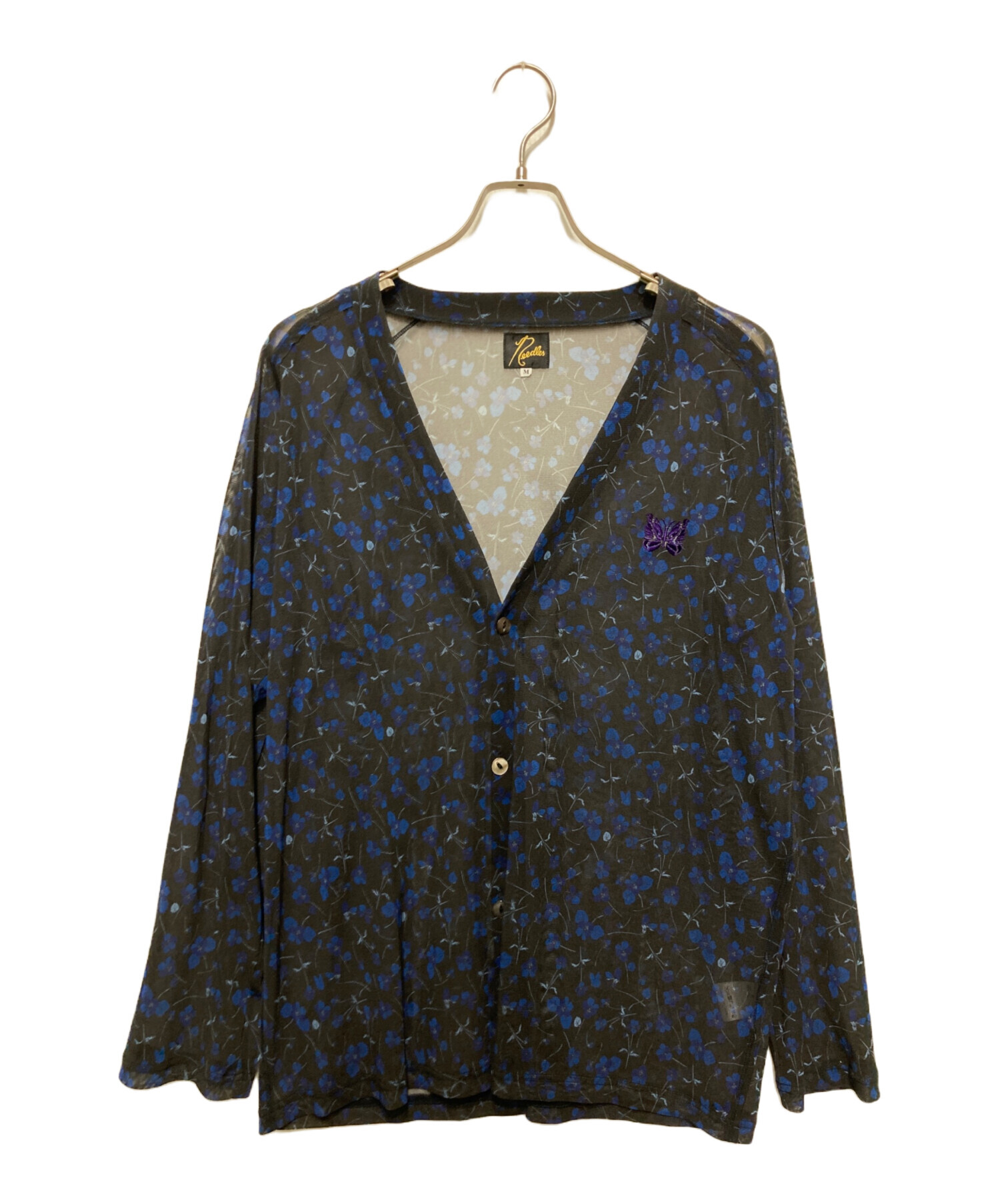 中古・古着通販】Needles (ニードルズ) V Neck Cardigan - Poly Mesh