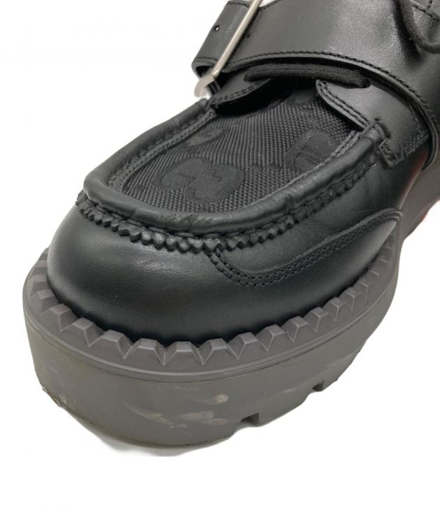 中古・古着通販】GUCCI (グッチ) CGレースアップシューズ ブラック