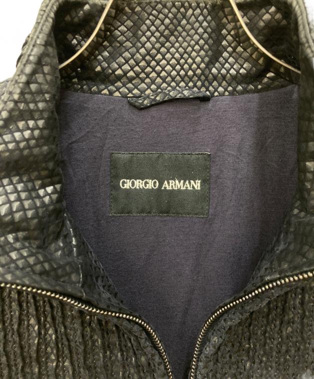 中古・古着通販】GIORGIO ARMANI (ジョルジオアルマーニ) ラムレザー