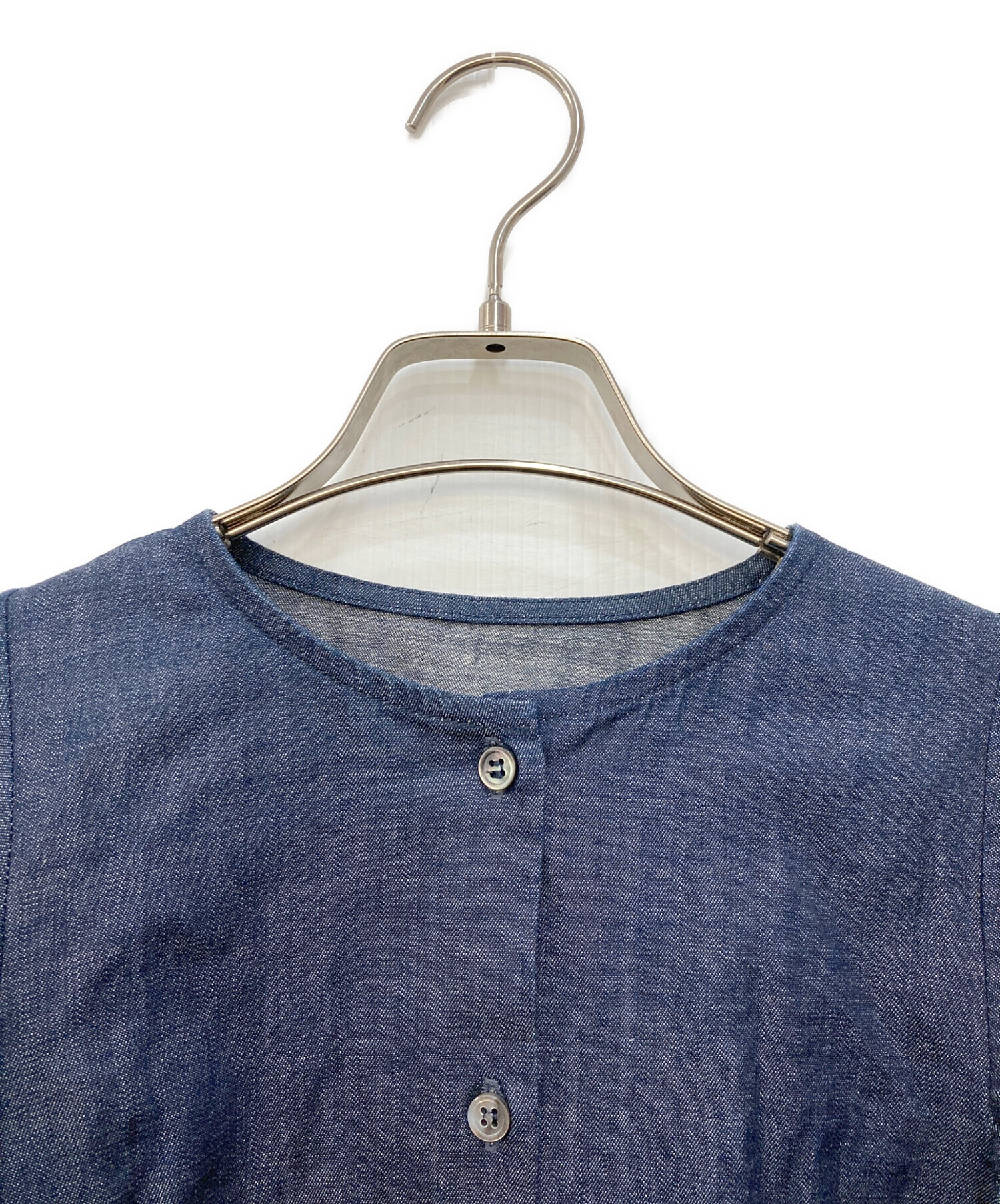 中古・古着通販】aLORS (アロー) Estelle Jean Blouse インディゴ 