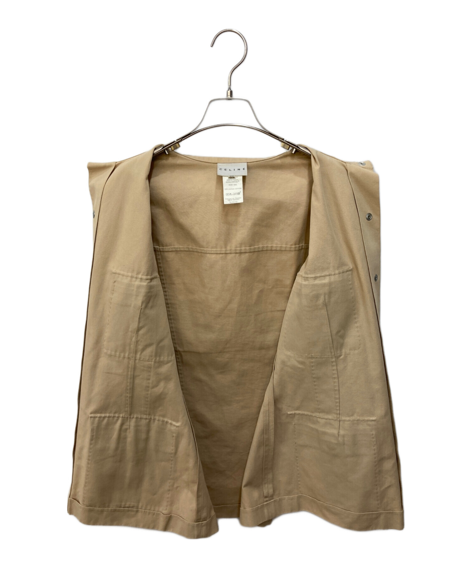 中古・古着通販】CELINE (セリーヌ) サファリジャケット ベージュ