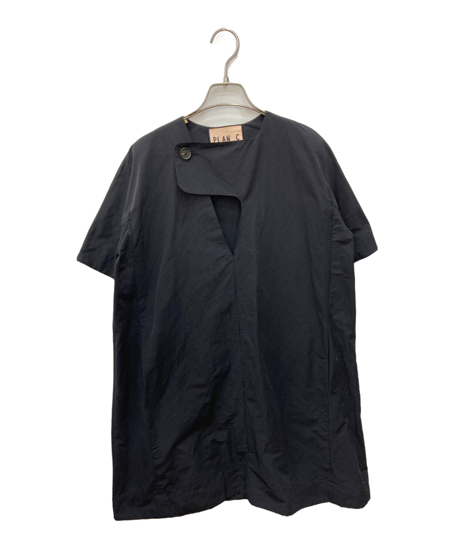 中古・古着通販】Plan C (プランシー) SHORT DRESS ブラック サイズ:38
