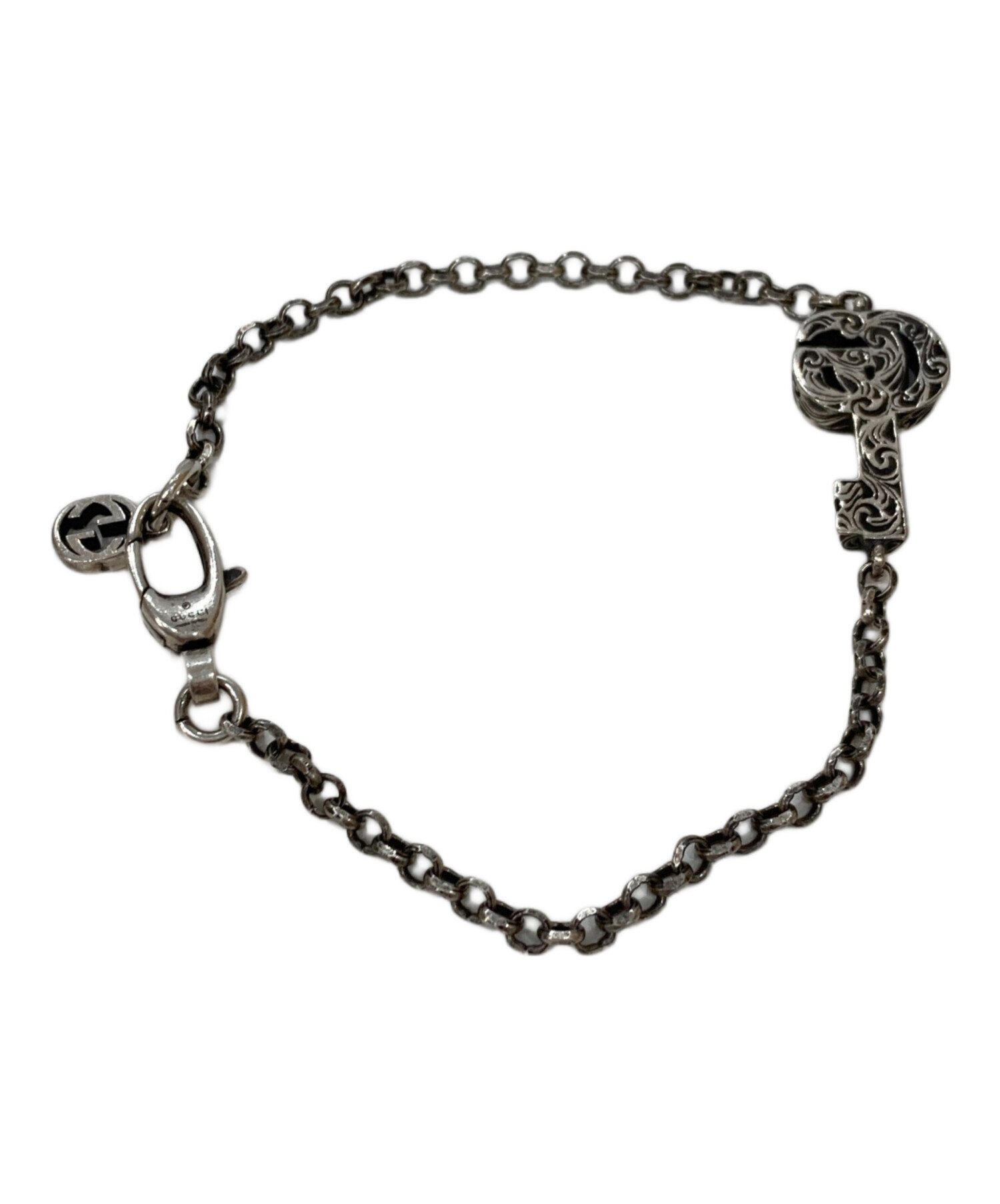 中古・古着通販】GUCCI (グッチ) アラベスク ダブルGブレスレット