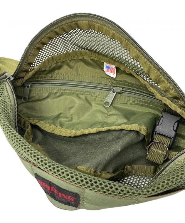 最終値下げ！美品！BRIEFING TRIPODボディバッグ オリーブ 中古・古着通販】BRIEFING (ブリーフィング) MESH TRIPOD ボディバッグ
