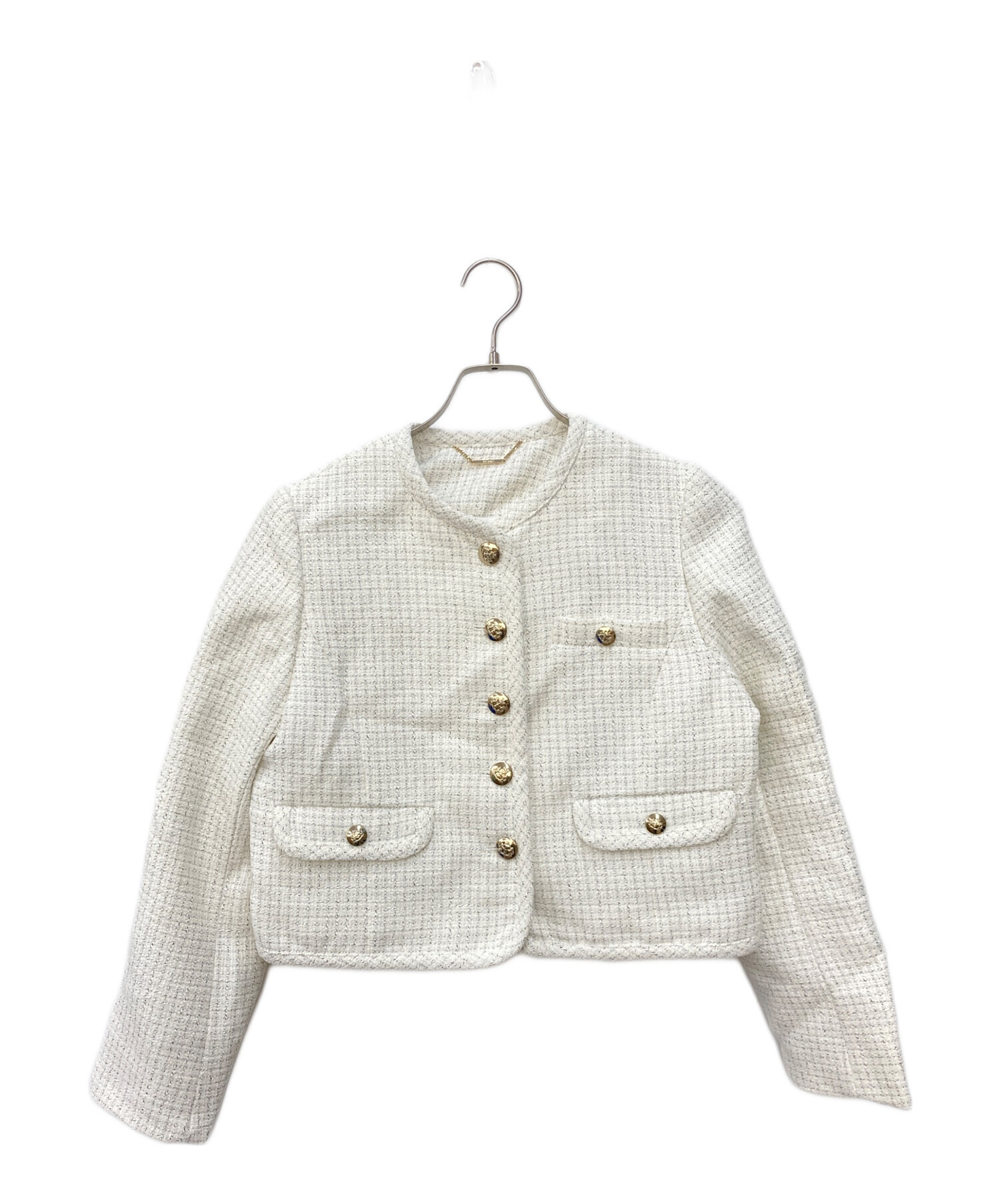 【人気完売・未使用級】38セルフォード　パイピングショートジャケット　ツイード 中古・古着通販】CELFORD (セルフォード) パイピングショート