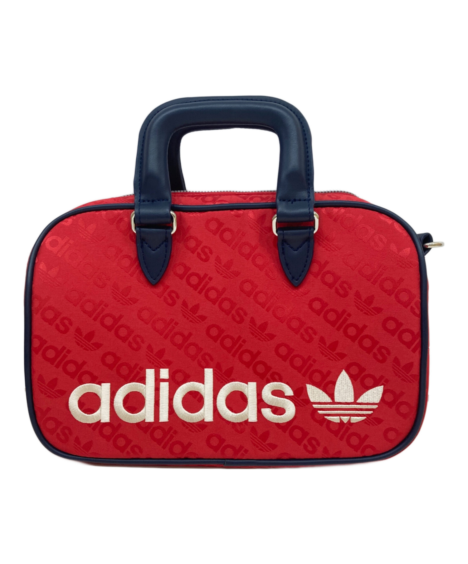 中古・古着通販】adidas (アディダス) モノグラムラウンドバッグ