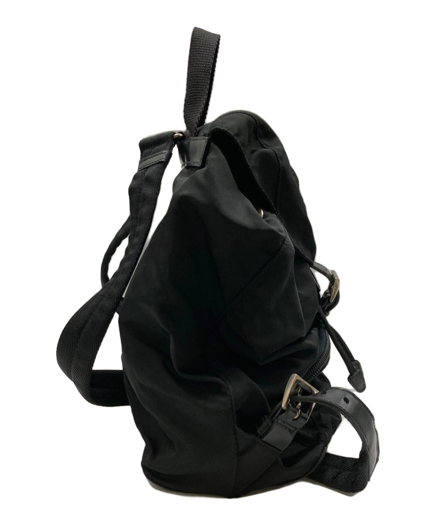 中古・古着通販】PRADA (プラダ) ナイロンリュック ブラック｜ブランド