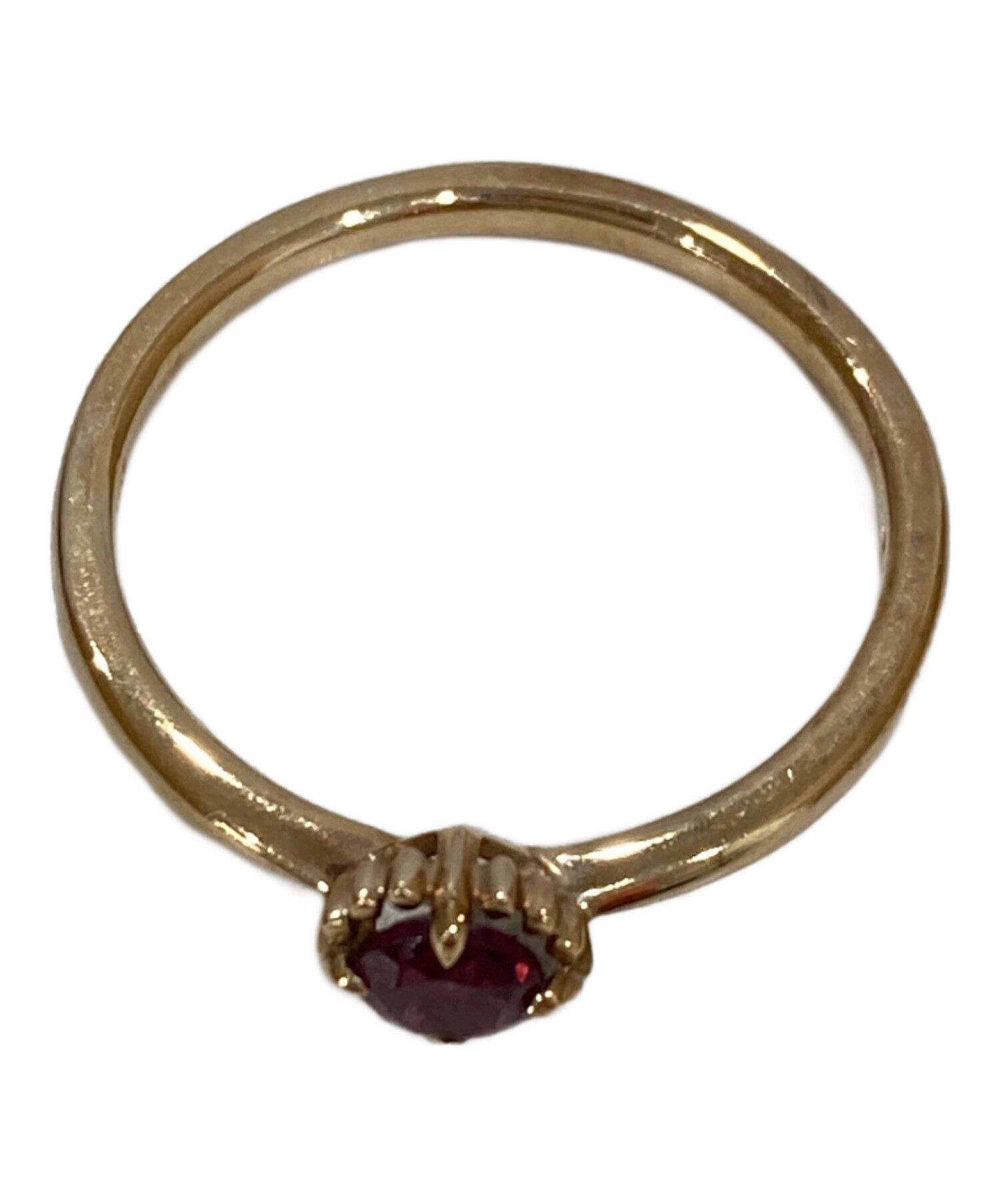 美品STAR JEWELRY Pt950 ダイヤモンドネックレス 0.10ct スタージュエリー STAR JEWELRY リング 13 号 - シルバー×K18YG×ピンク