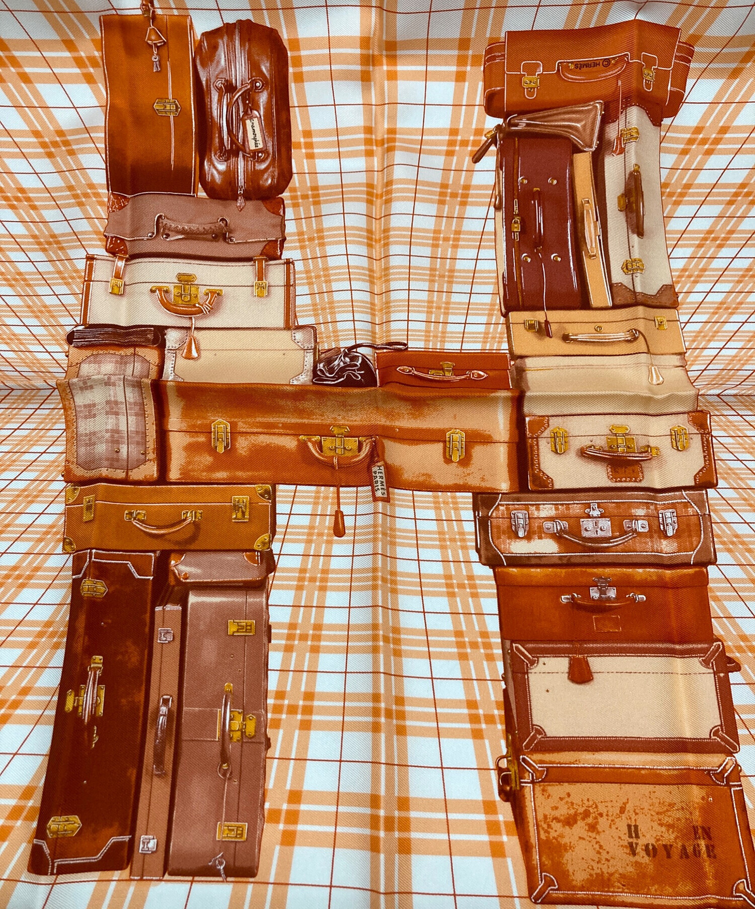 中古・古着通販】HERMES (エルメス) 旅するエルメス オレンジ サイズ