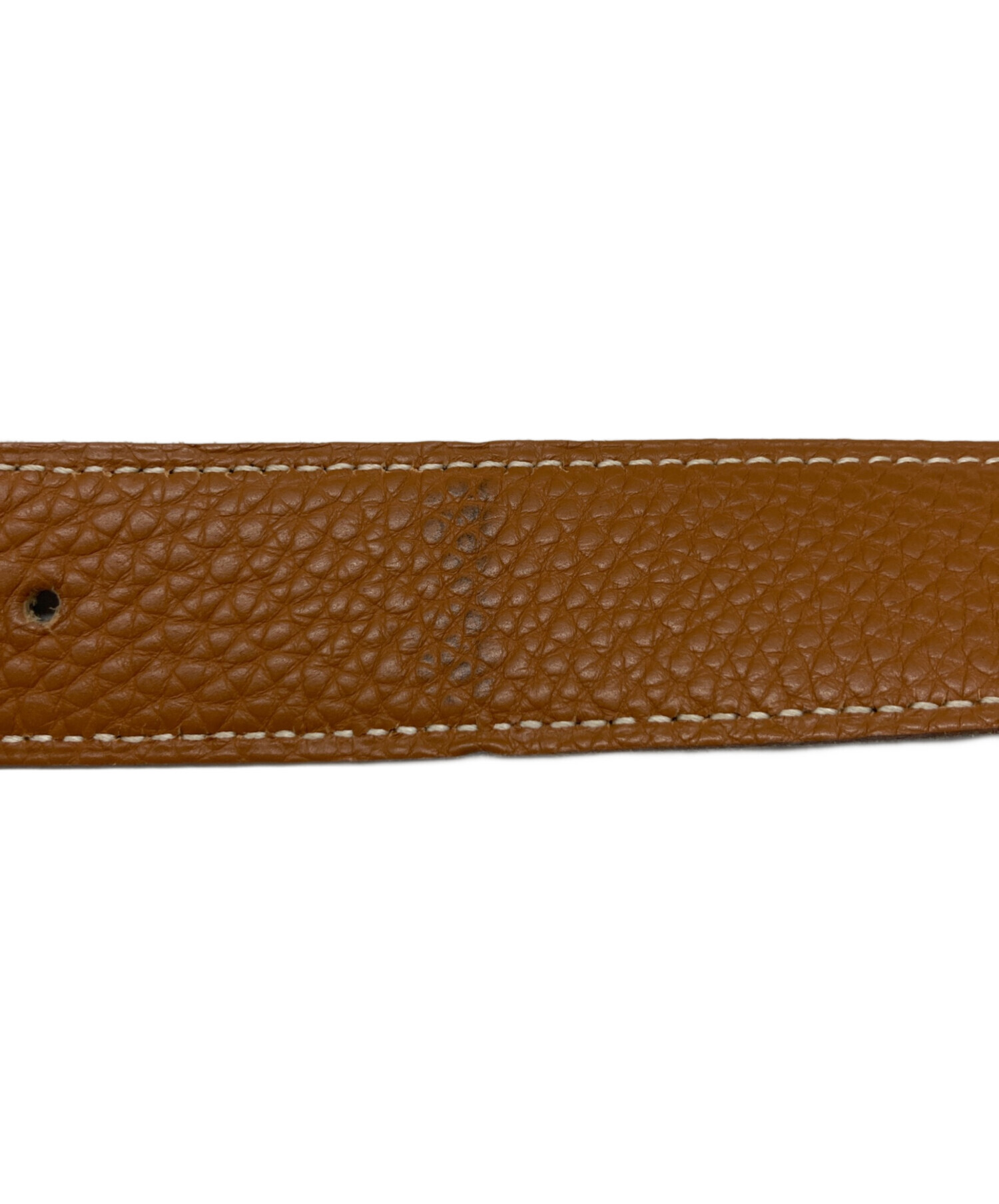中古・古着通販】HERMES (エルメス) レザーベルト ブラック サイズ