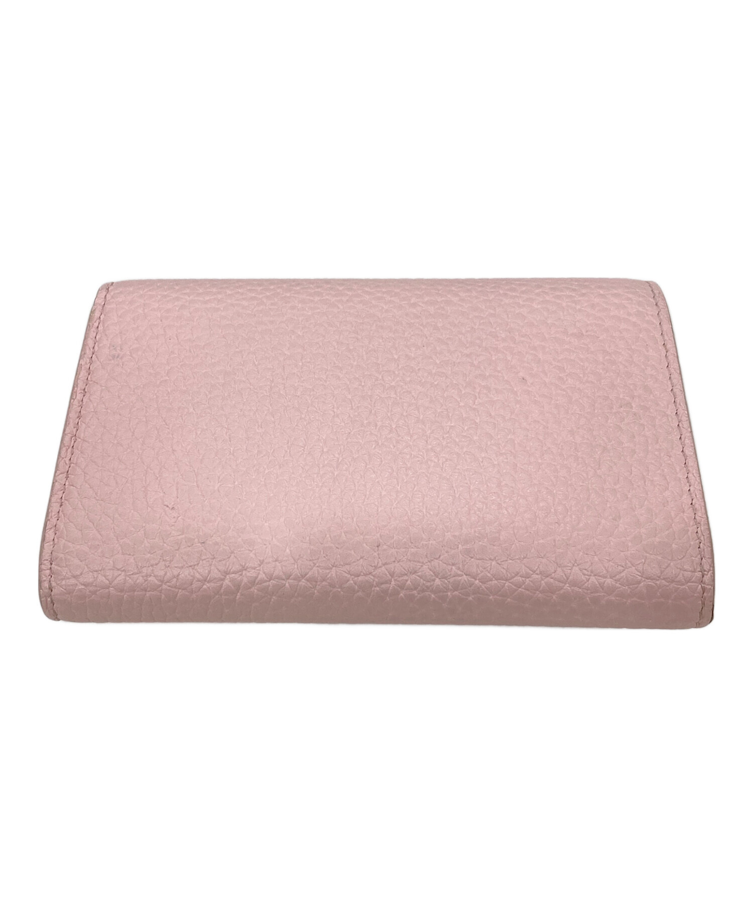 値下げ！Louis Vuitton 三つ折り財布 ピンク 中古・古着通販】LOUIS VUITTON (ルイ ヴィトン) 3つ折り財布 ピンク