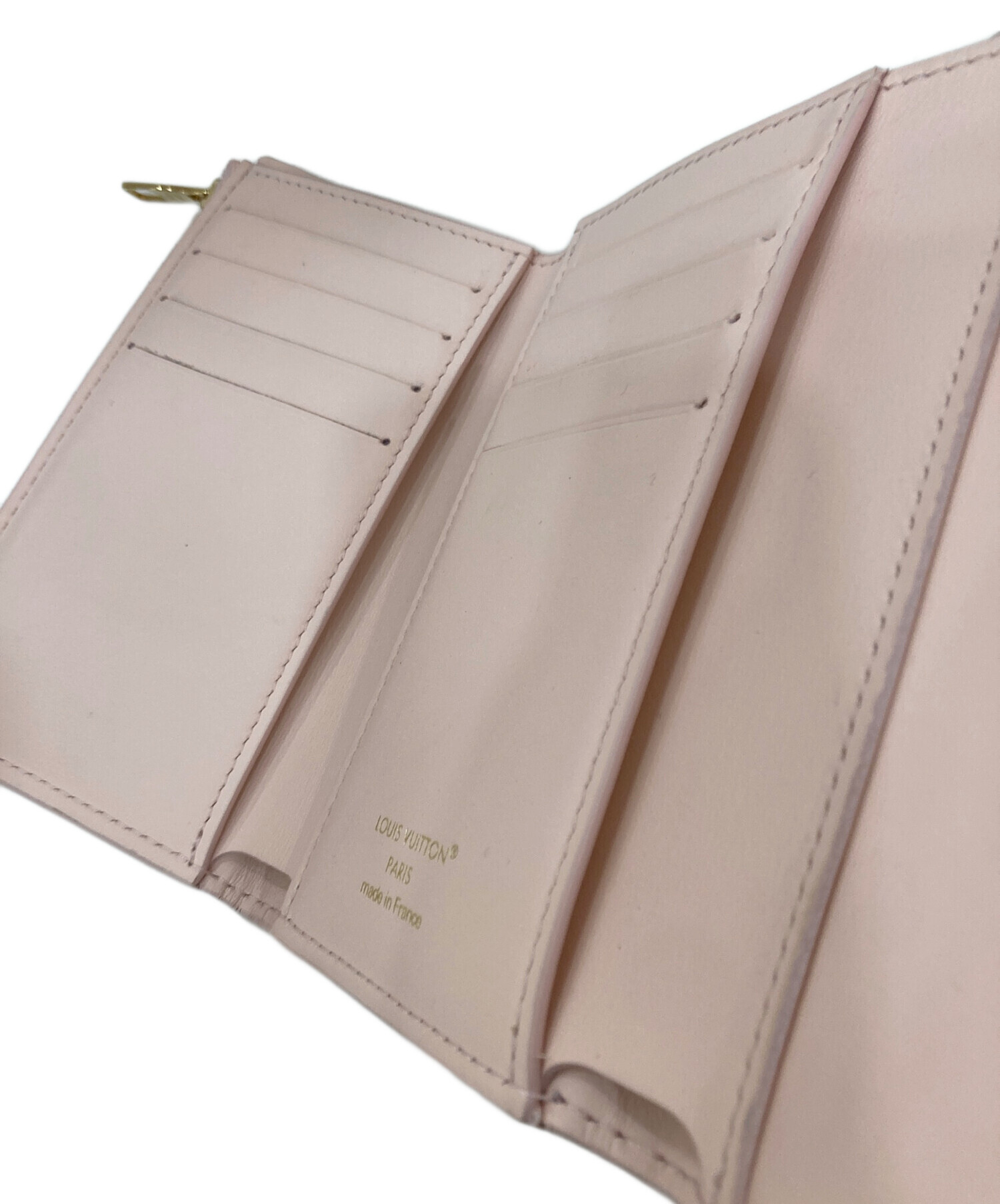 中古・古着通販】LOUIS VUITTON (ルイ ヴィトン) 3つ折り財布 ピンク