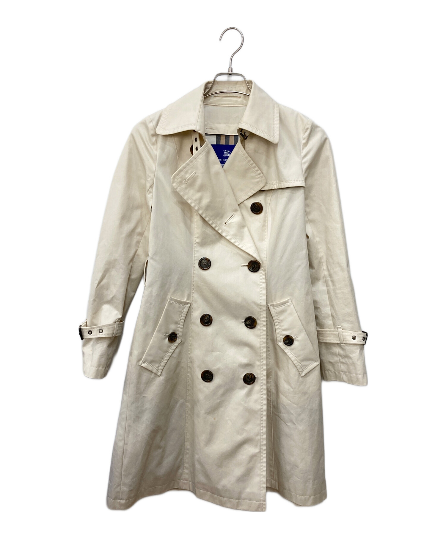 BURBERRY ブルーレーベル ベージュトレンチコート BURBERRY BLUE LABEL