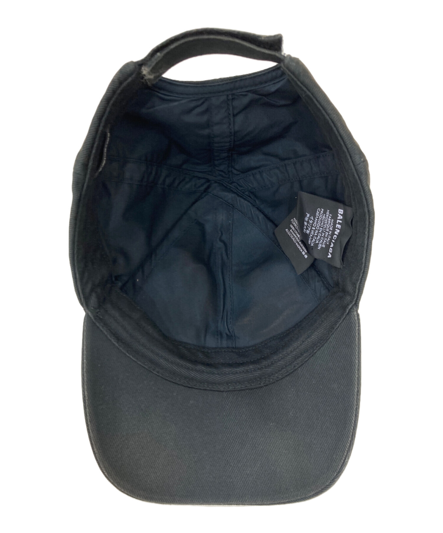 中古・古着通販】BALENCIAGA (バレンシアガ) ロゴ刺繍キャップ