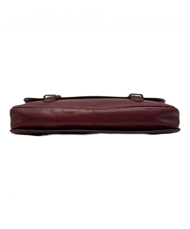 中古・古着通販】Cartier (カルティエ) ビジネスバッグ ボルドー