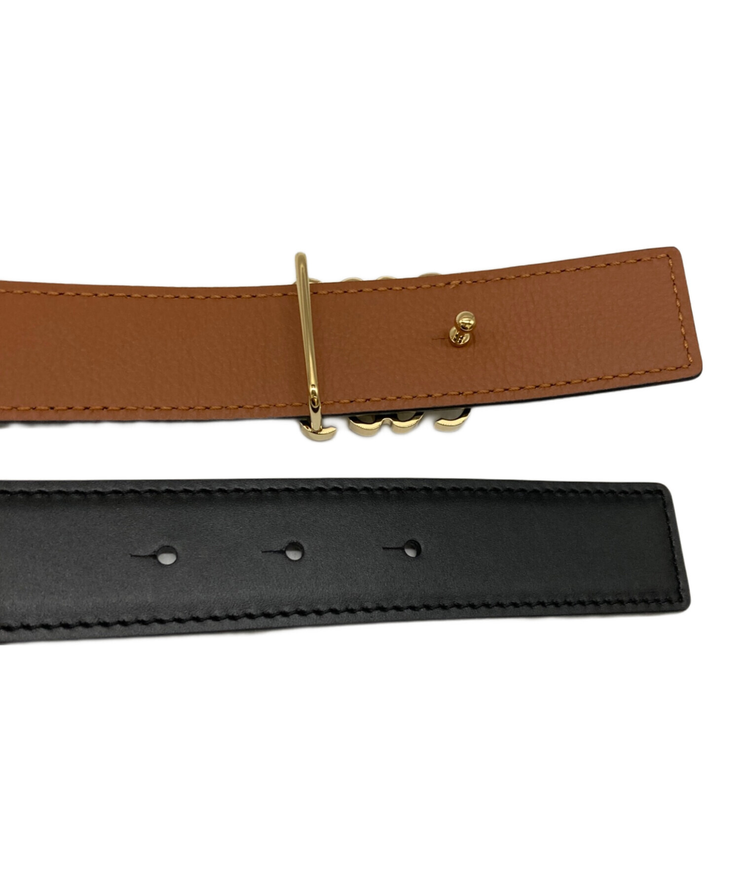 中古・古着通販】LOEWE (ロエベ) リバーシブル アナグラム ベルト