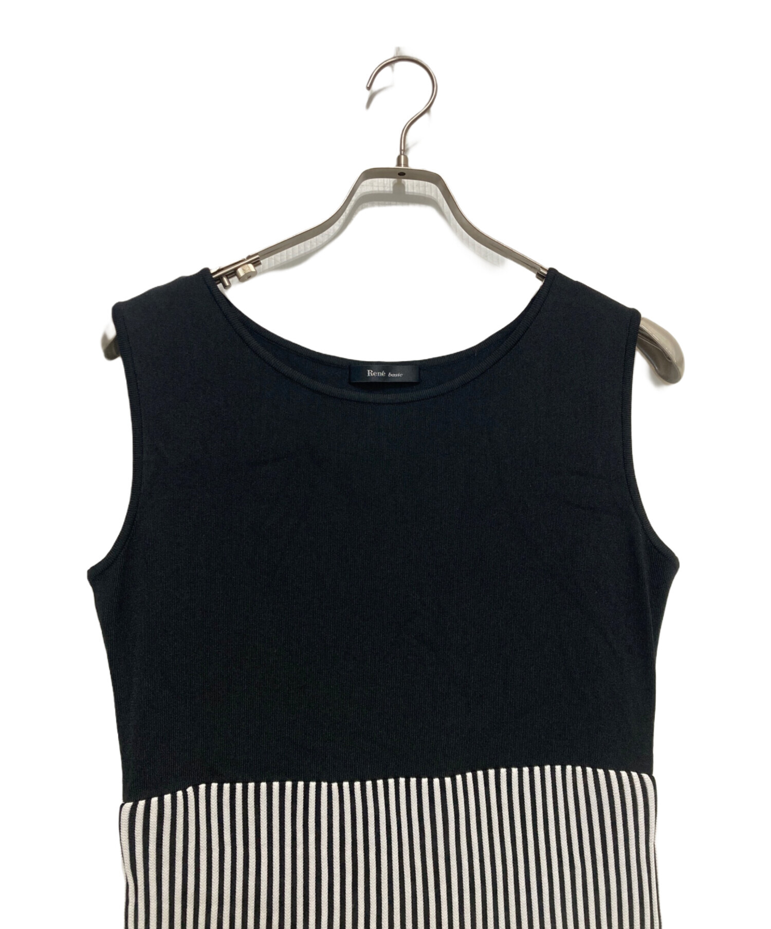 中古・古着通販】Rene basic (ルネベーシック) ノースリーブ切替