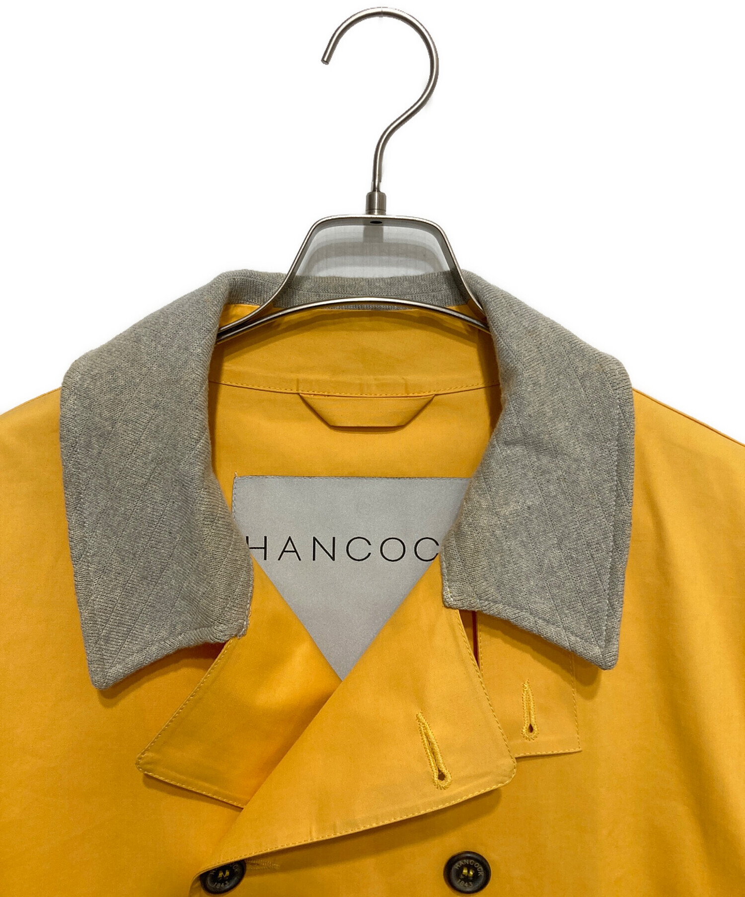 中古・古着通販】HANCOCK (ハンコック) ゴム引きステンカラーコート