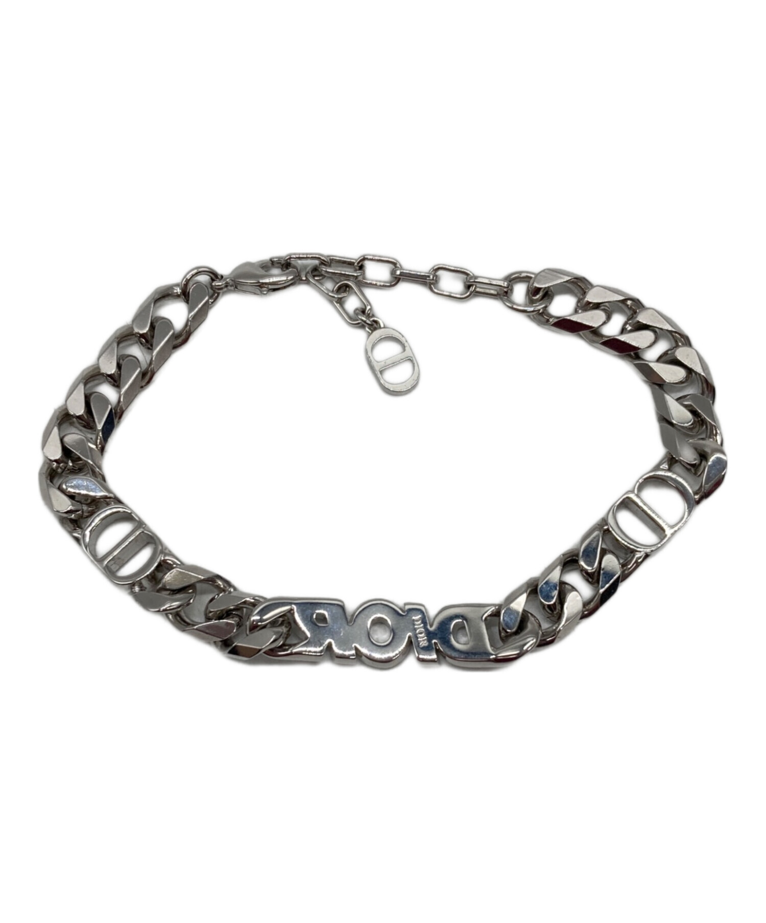 中古・古着通販】DIOR (ディオール) チェーンリンクブレスレット