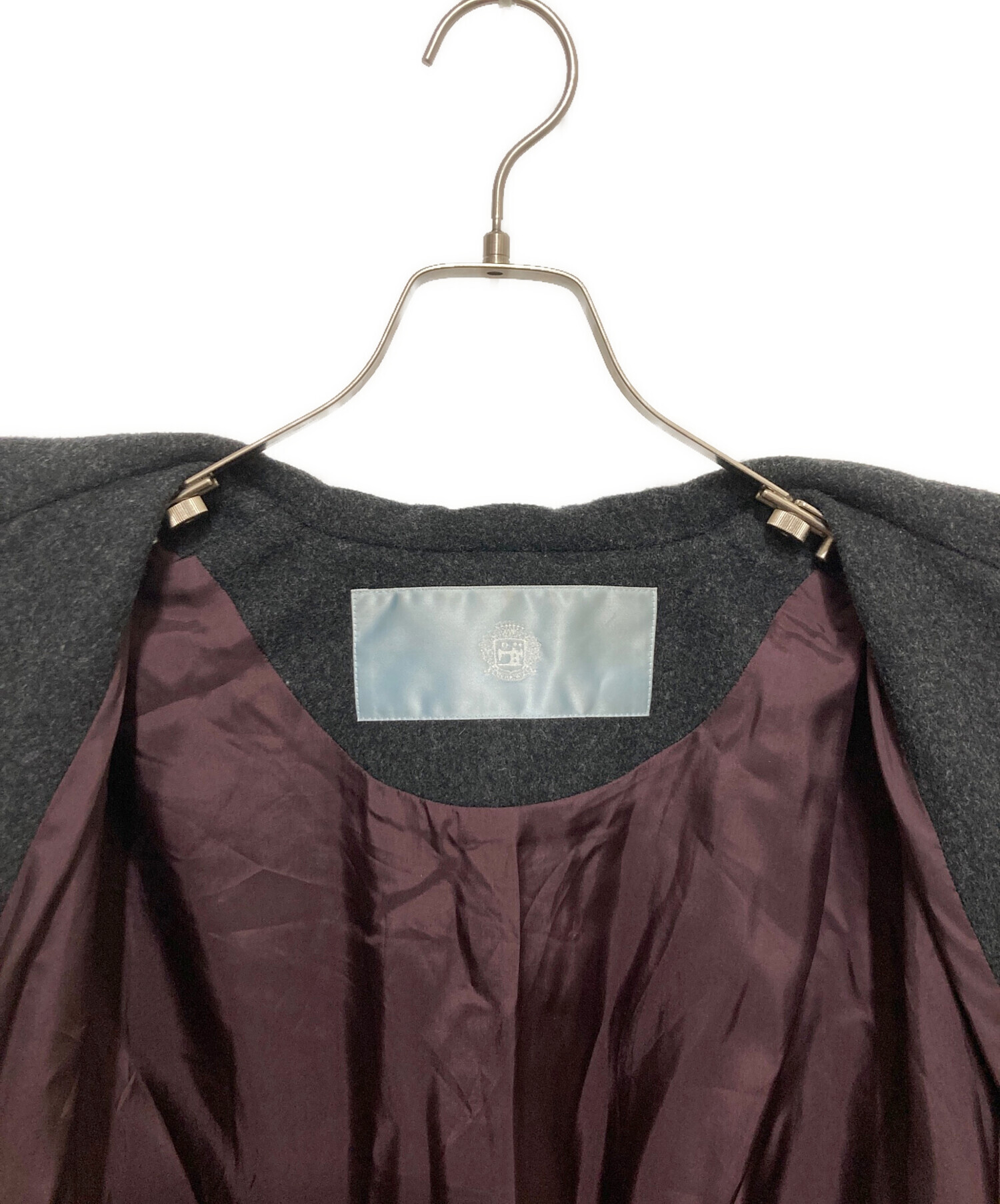 中古・古着通販】Dulcamara (ドゥルカマラ) ウールコート グレー