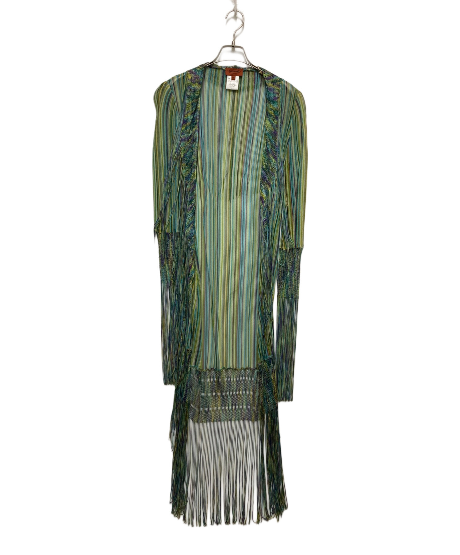 中古・古着通販】MISSONI (ミッソーニ) フリンジシアーロング