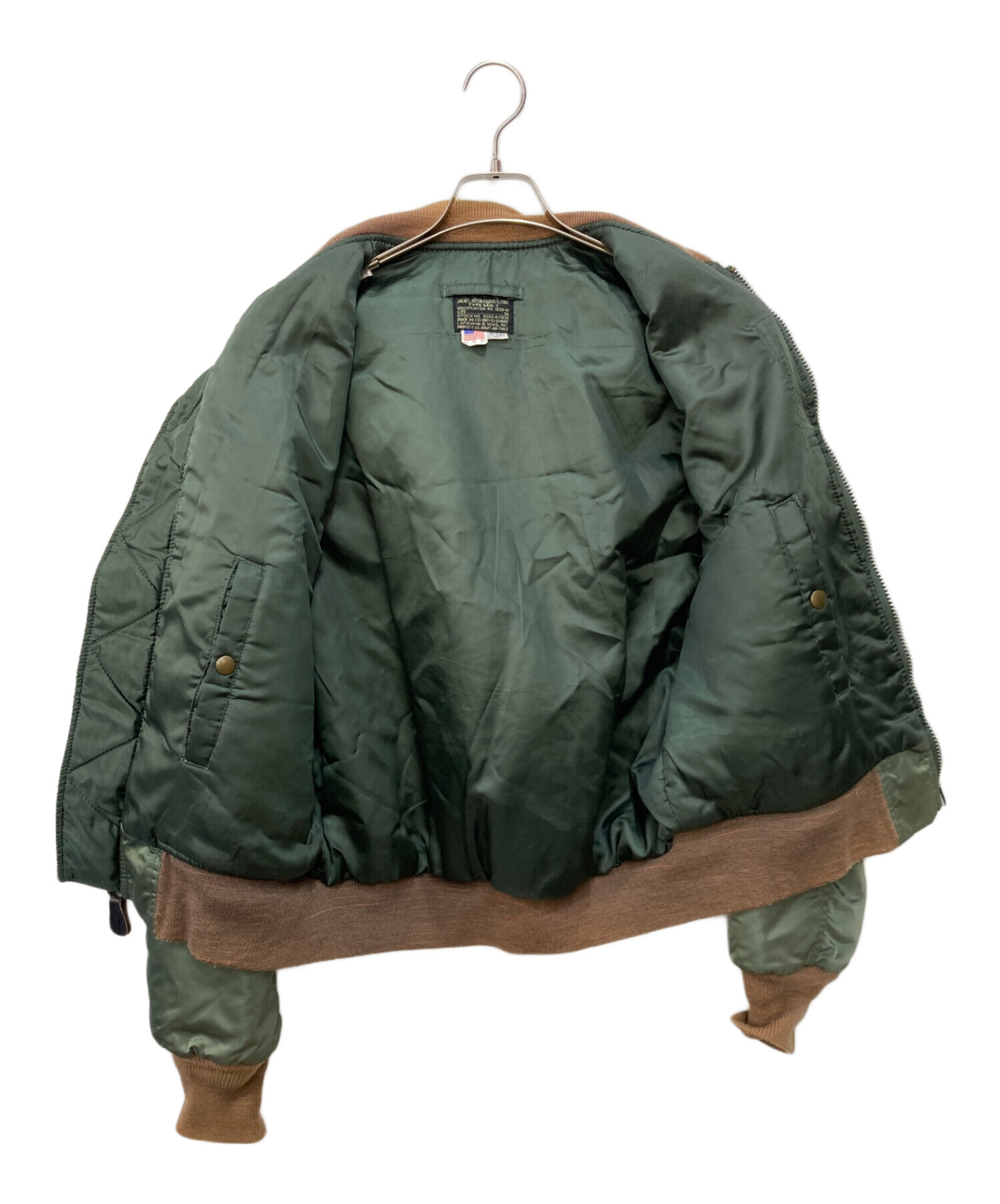 中古・古着通販】SPIEWAK (スピワック) TYPE MA‐1ジャケット カーキ