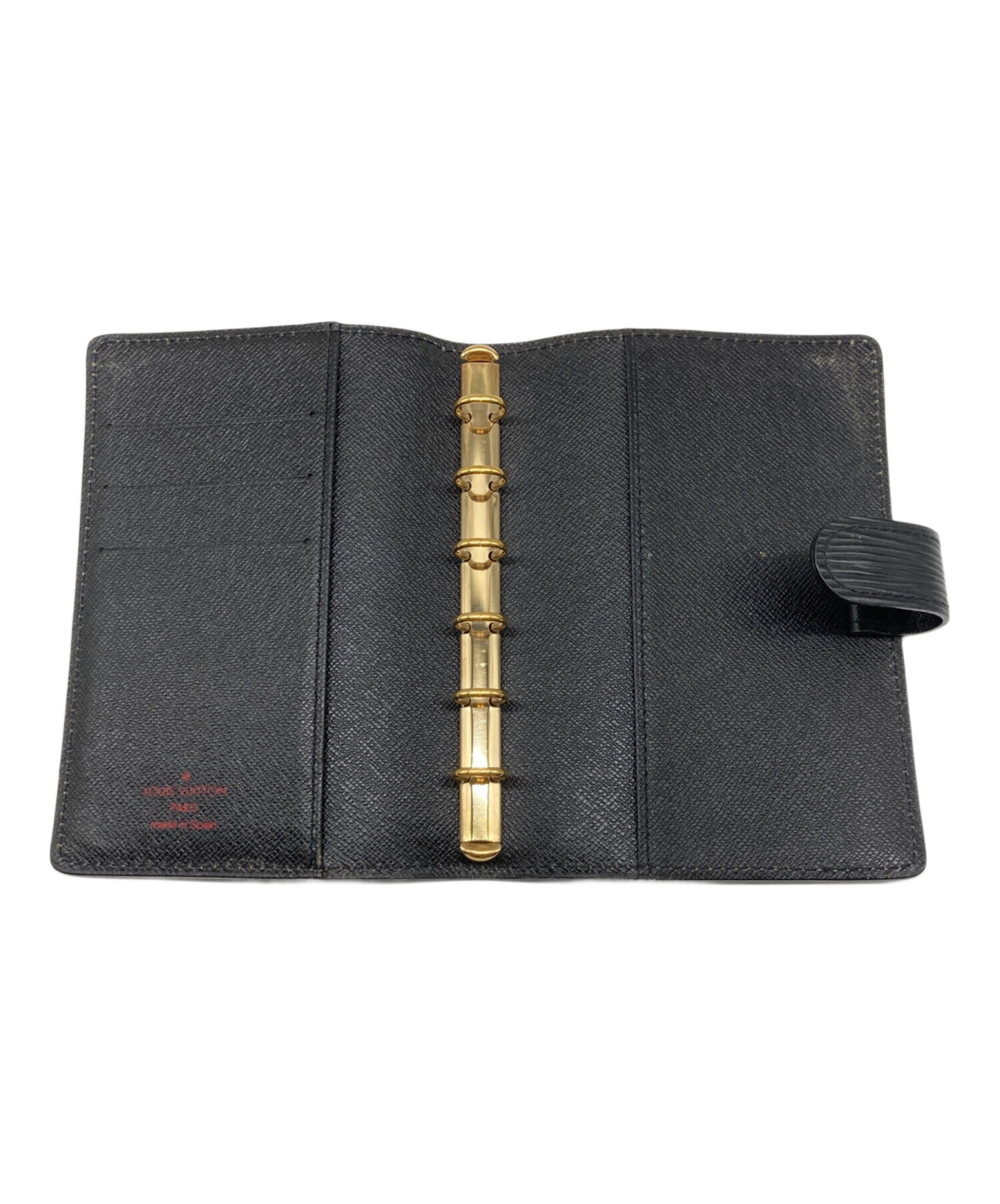 中古・古着通販】LOUIS VUITTON (ルイ ヴィトン) 手帳カバー ブラック