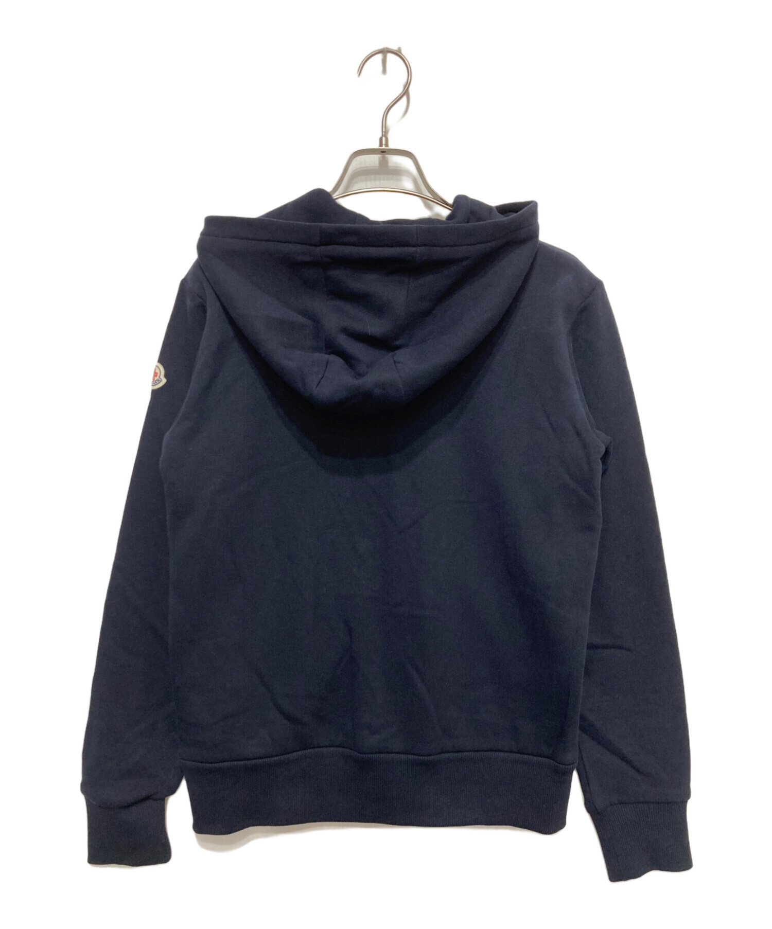 MONCLER　フードロゴ　パーカー　ネイビー　１４anni 中古・古着通販】MONCLER (モンクレール) ジップパーカー ネイビー