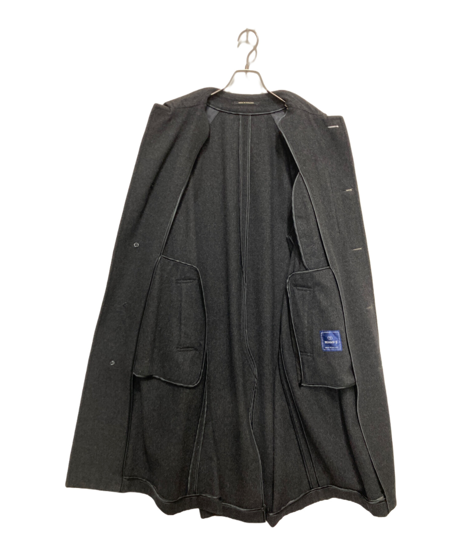 中古・古着通販】BEAMS F (ビームスエフ) カシミヤ混ステンカラー