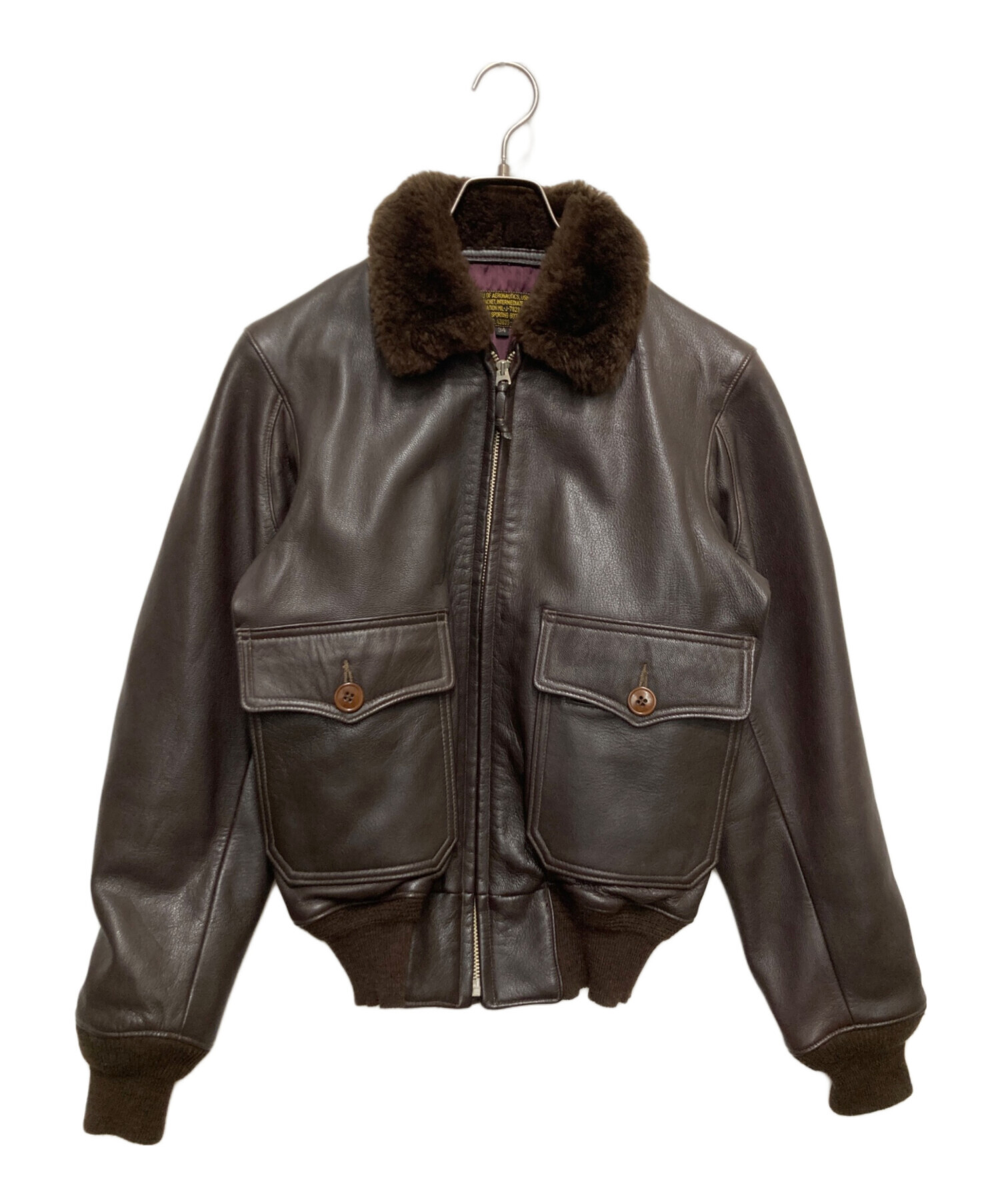 中古・古着通販】J.A.DUBOW (デュボウ) REPLICA G-1 FLIGHT JACKET