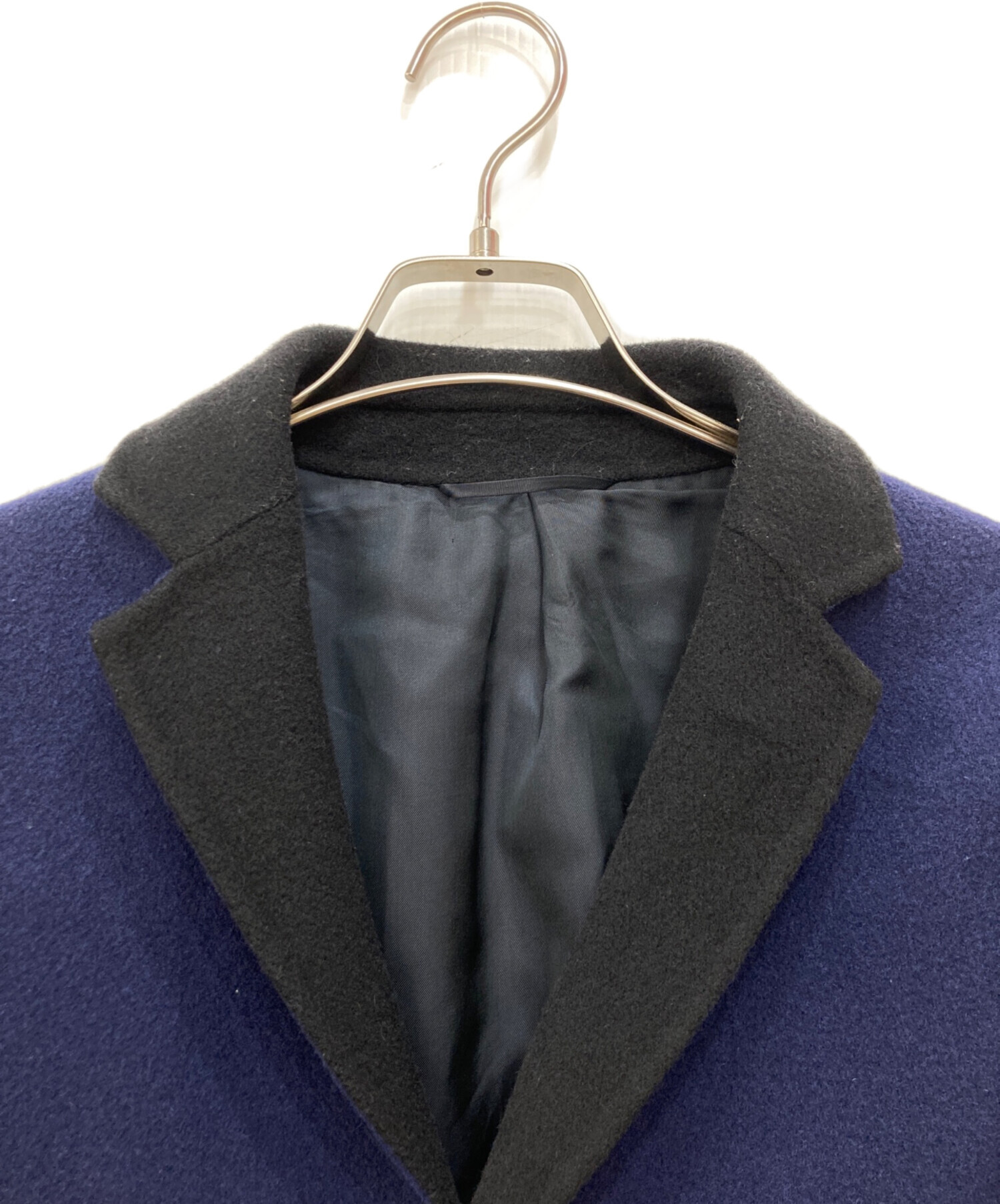 中古・古着通販】JIL SANDER (ジルサンダー) バイカラーウールコート