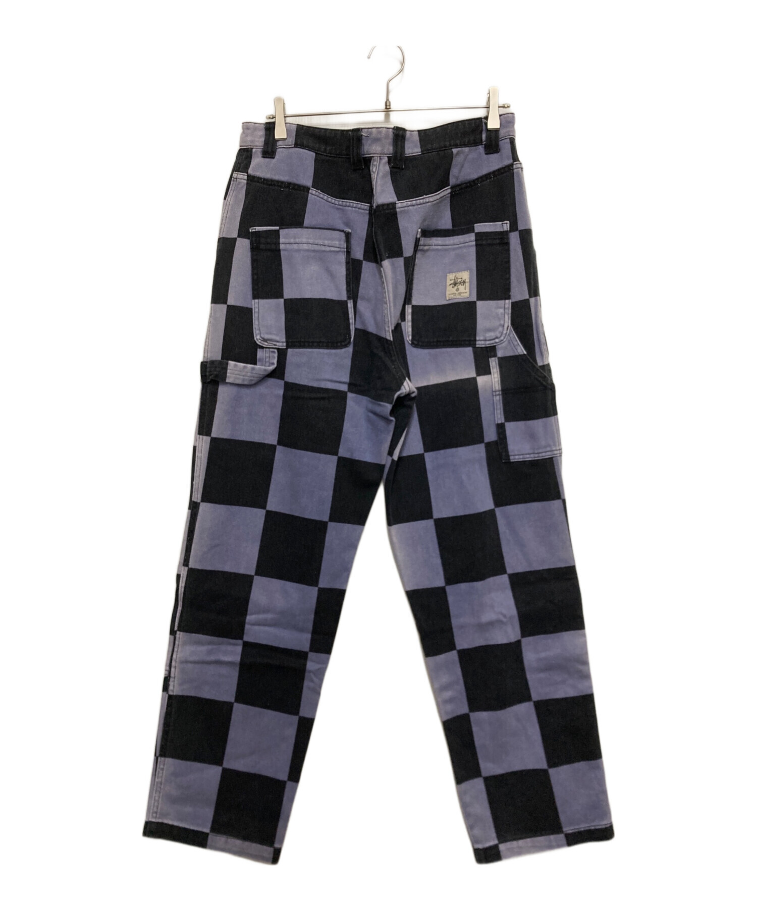 stussy チェックパンツ バギーfit 中古・古着通販】stussy (ステューシー) Big Ol' Check Work Pants