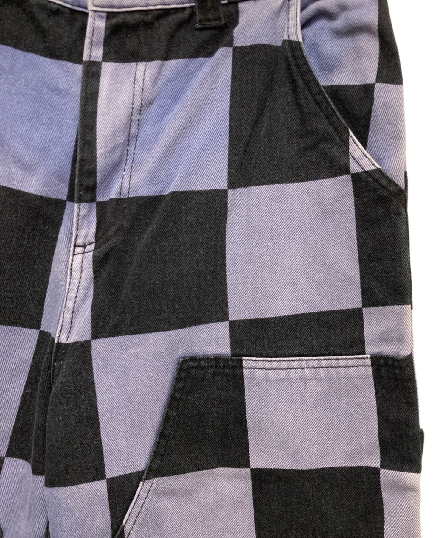 中古・古着通販】stussy (ステューシー) Big Ol' Check Work Pants