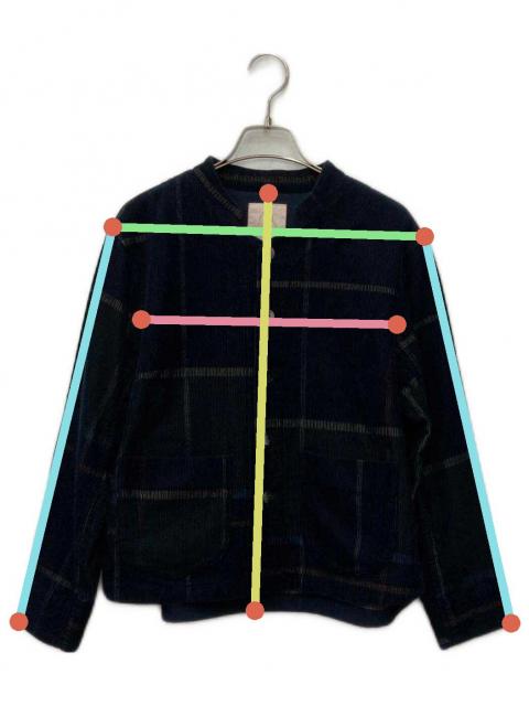パラスパレスMv ダークブルー フード付きジャケット 中古・古着通販】PAL'LAS PALACE (パラスパレス) スタンドカラー
