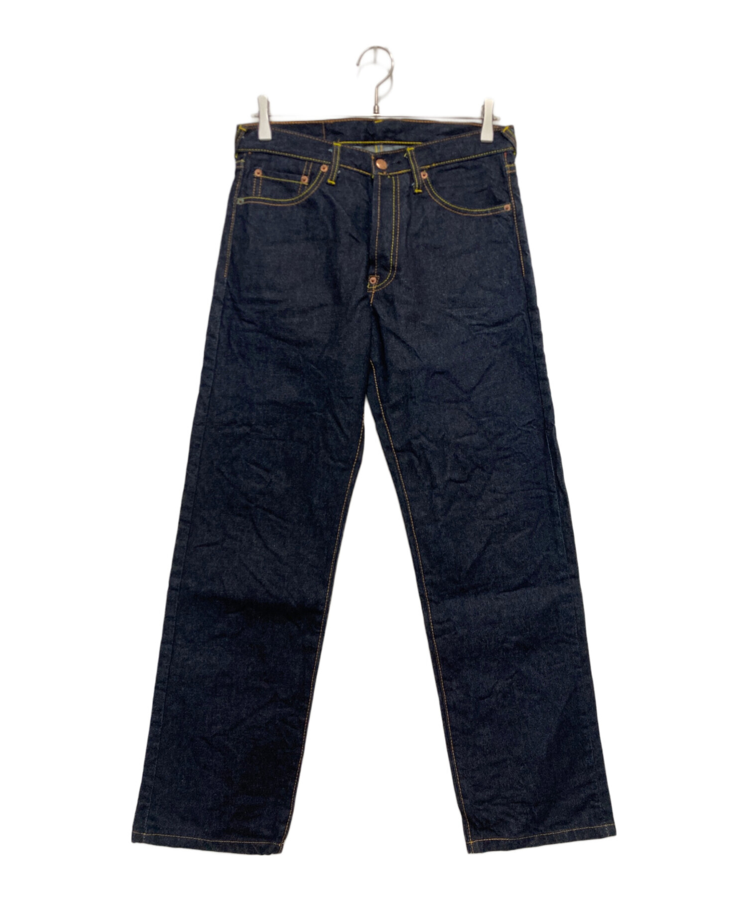 中古・古着通販】EVISU (エヴィス) 刺繍デニムパンツ インディゴ