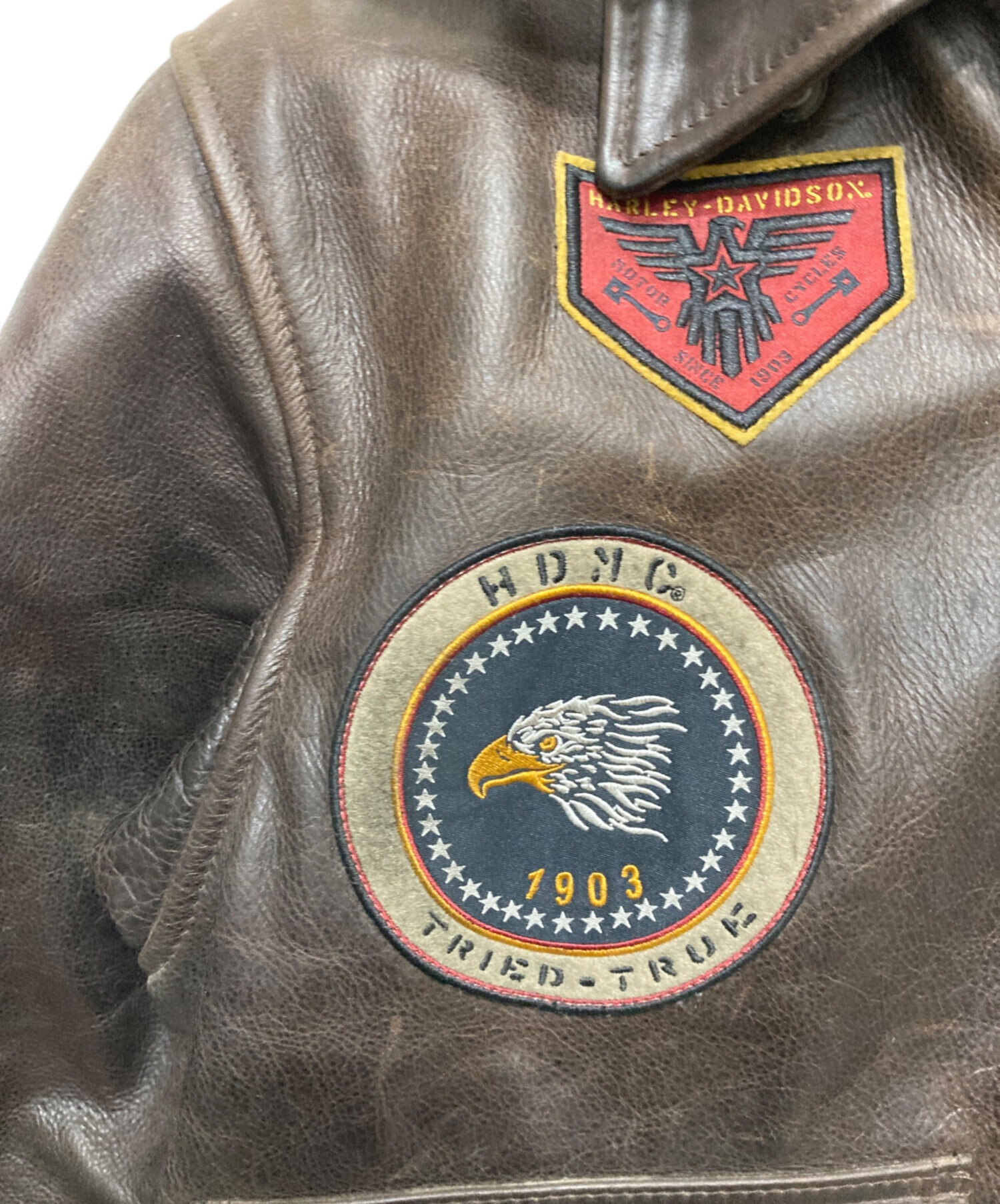 中古・古着通販】HARLEY-DAVIDSON (ハーレーダビッドソン) G-1 レザー