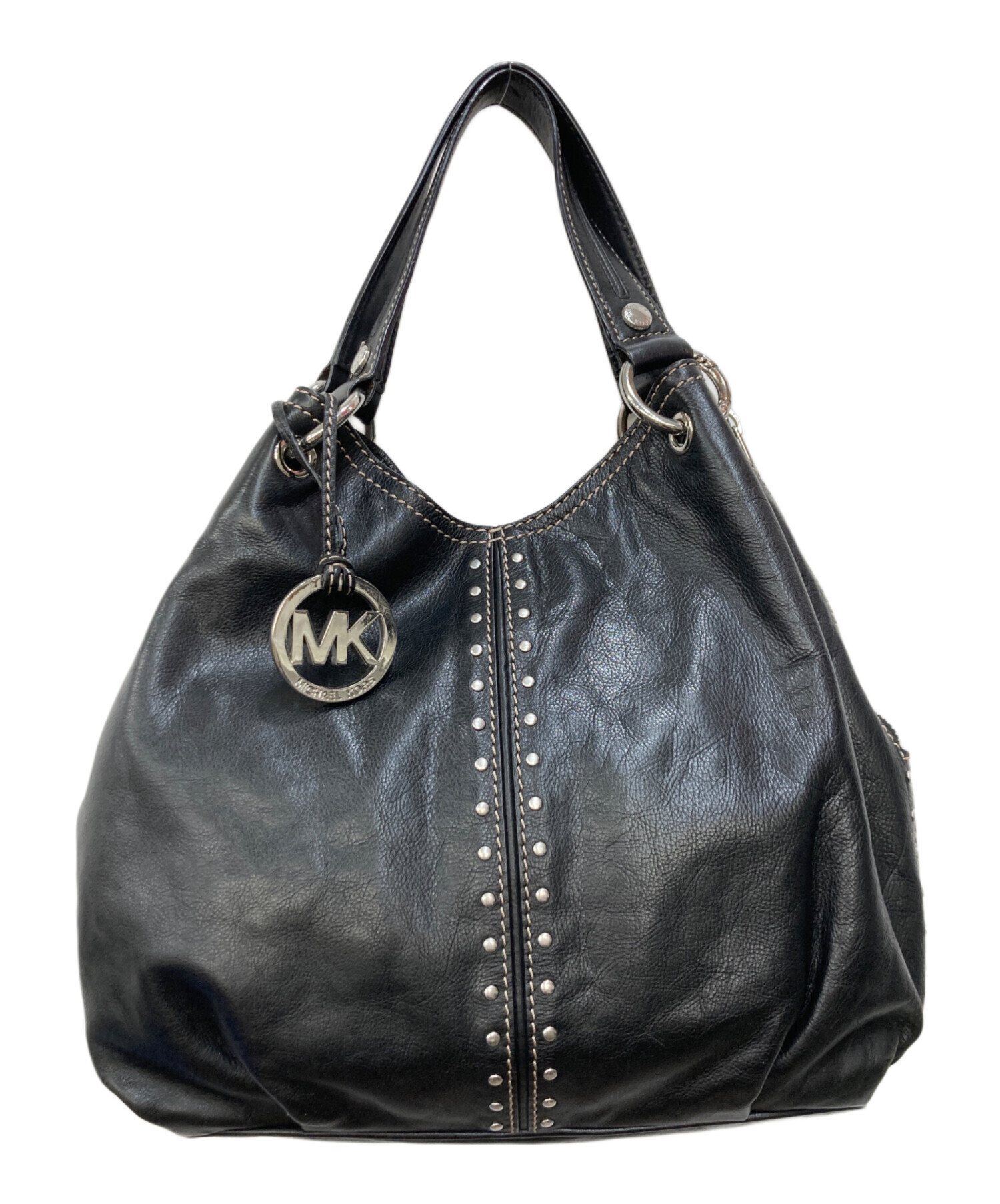 中古・古着通販】MICHAEL KORS (マイケルコース) スタッズハンドバッグ