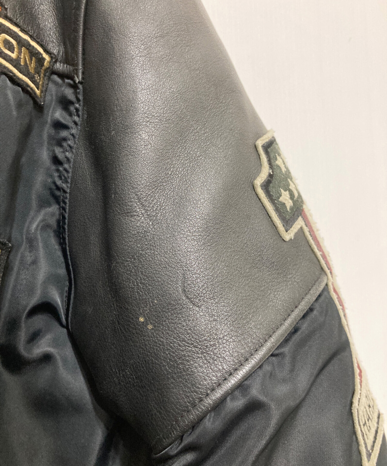 中古・古着通販】HARLEY-DAVIDSON (ハーレーダビッドソン) レザー切替
