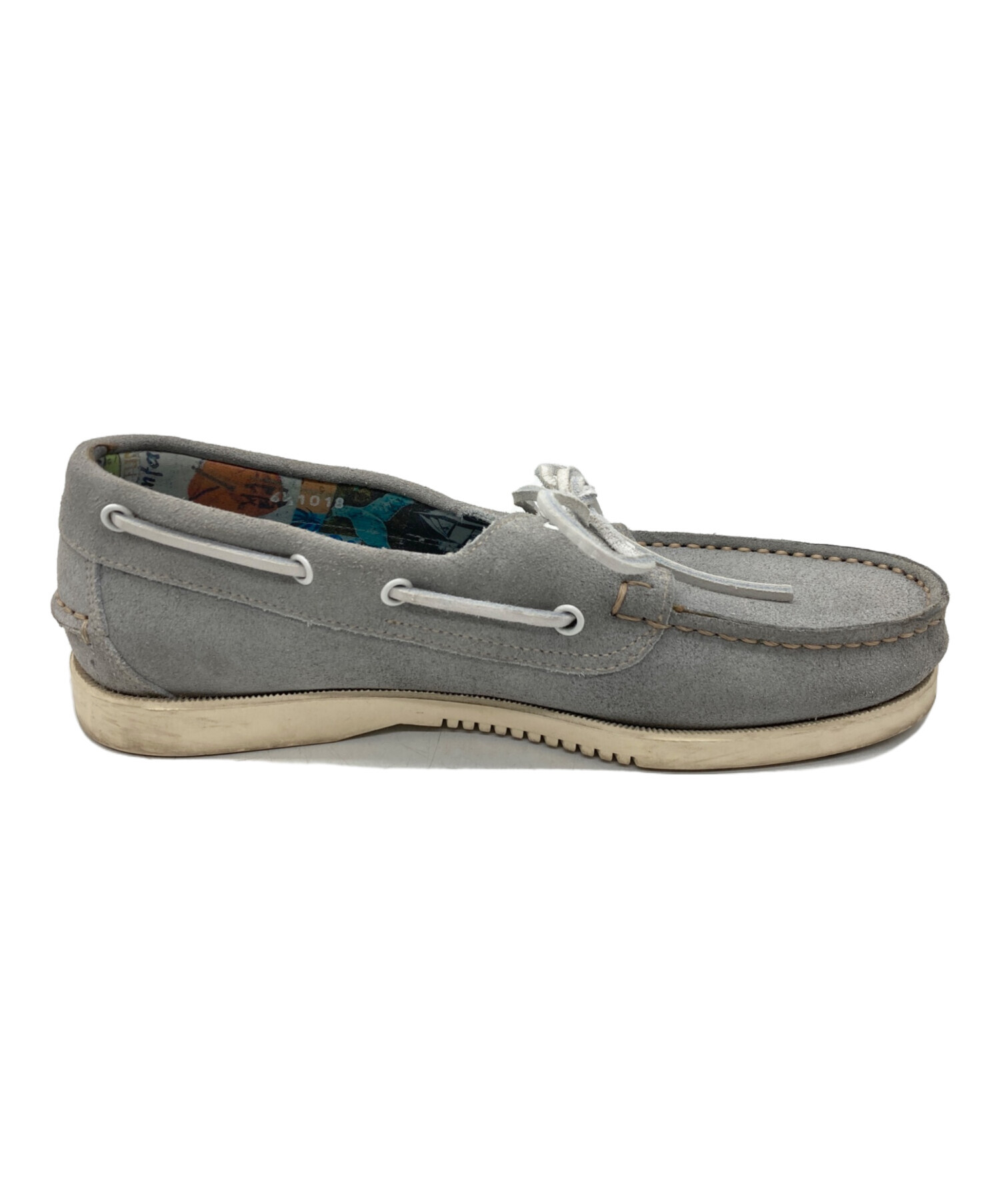 paraboot グレー デッキシューズ 中古・古着通販】PARABOOT (パラブーツ) BIRTH スウェードデッキ