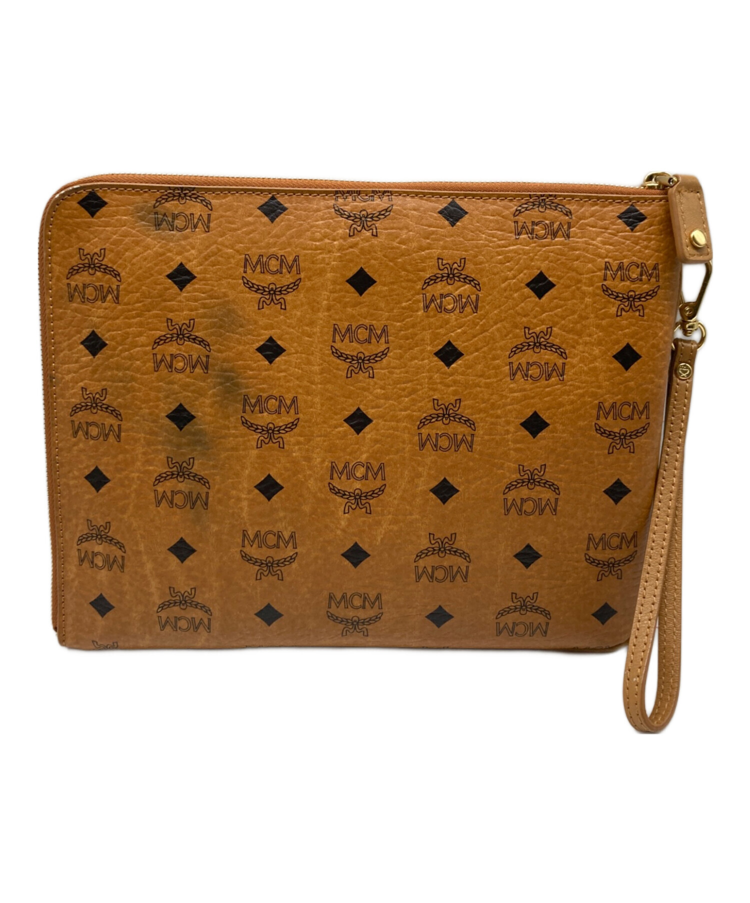 skk　MCM クラッチバッグ 中古・古着通販】MCM (エムシーエム) スタッズクラッチバッグ
