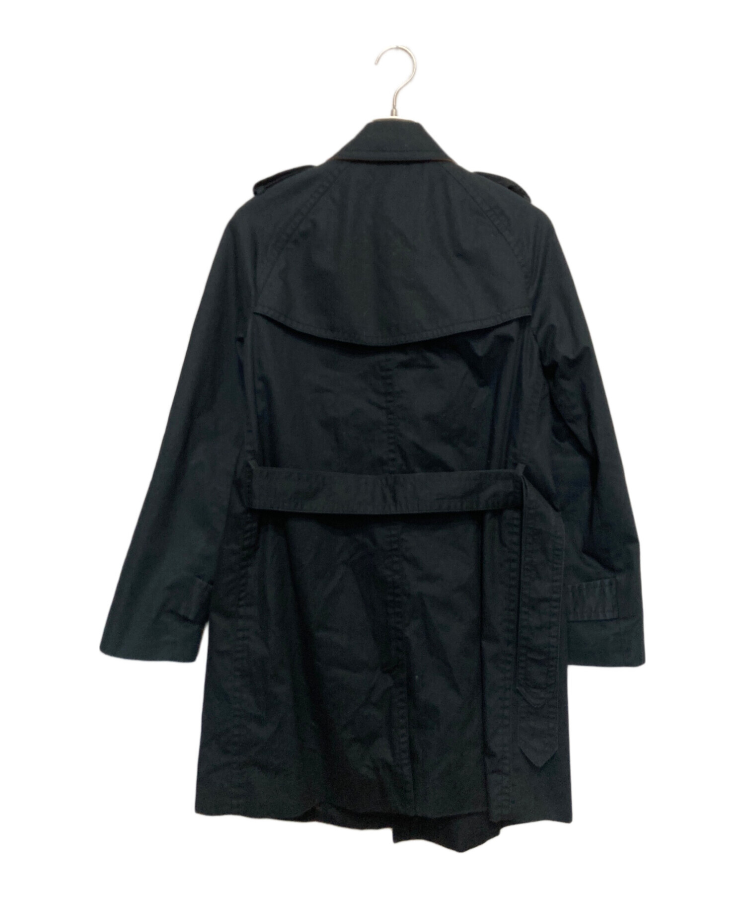 中古・古着通販】COACH (コーチ) トレンチコート ブラック サイズ:S
