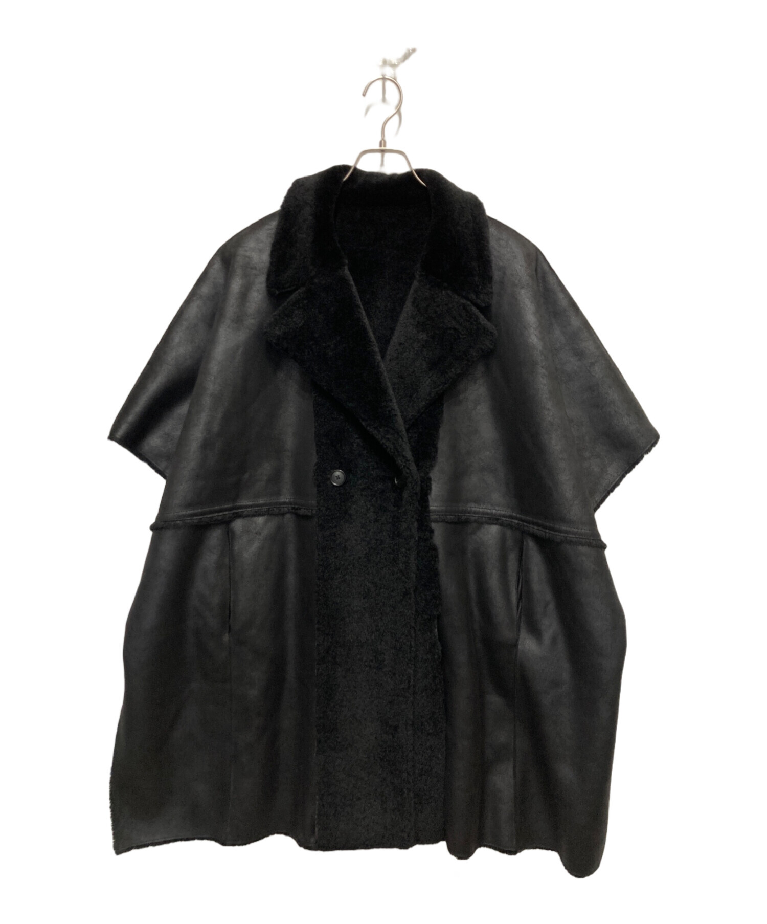 中古・古着通販】AMERI (アメリ) REVERSIBLE BOA PONCHO COAT