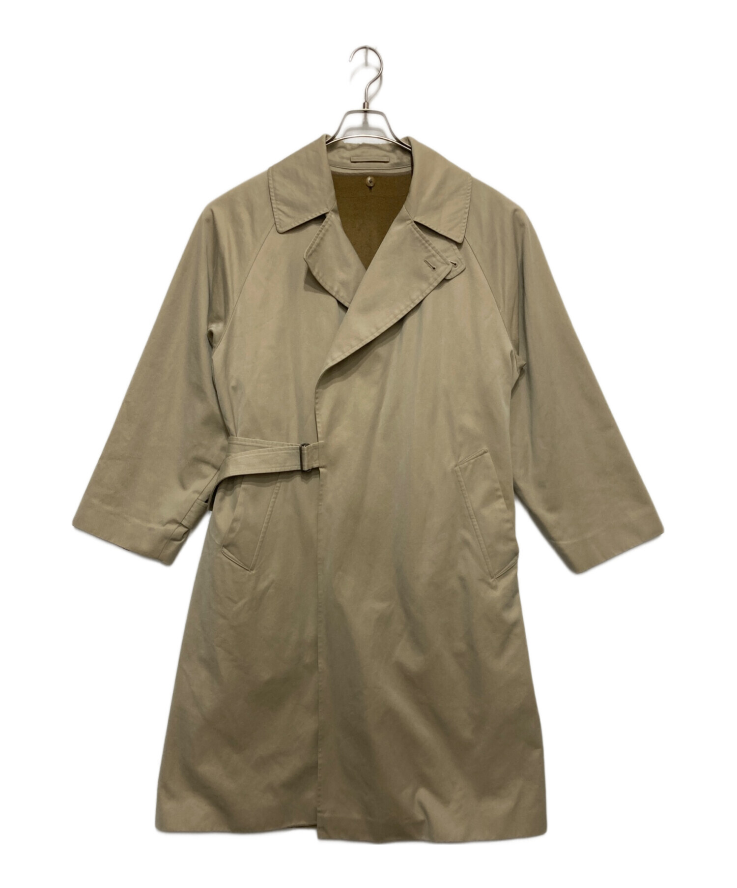 【名作】COMOLI コモリ コットンギャバジンタイロッケンコート ベージュ 1 中古・古着通販】COMOLI (コモリ) コットンギャバ タイロッケンコート