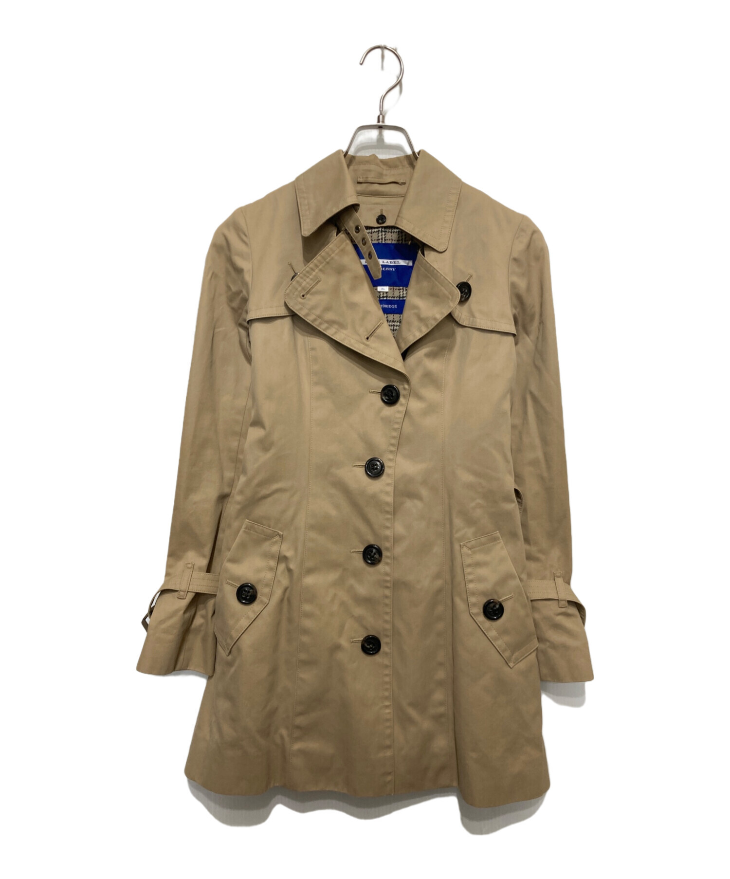 バーバリーブルーレーベルトレンチコート　ライナー付き　38 中古・古着通販】BURBERRY BLUE LABEL (バーバリー ブルー レーベル